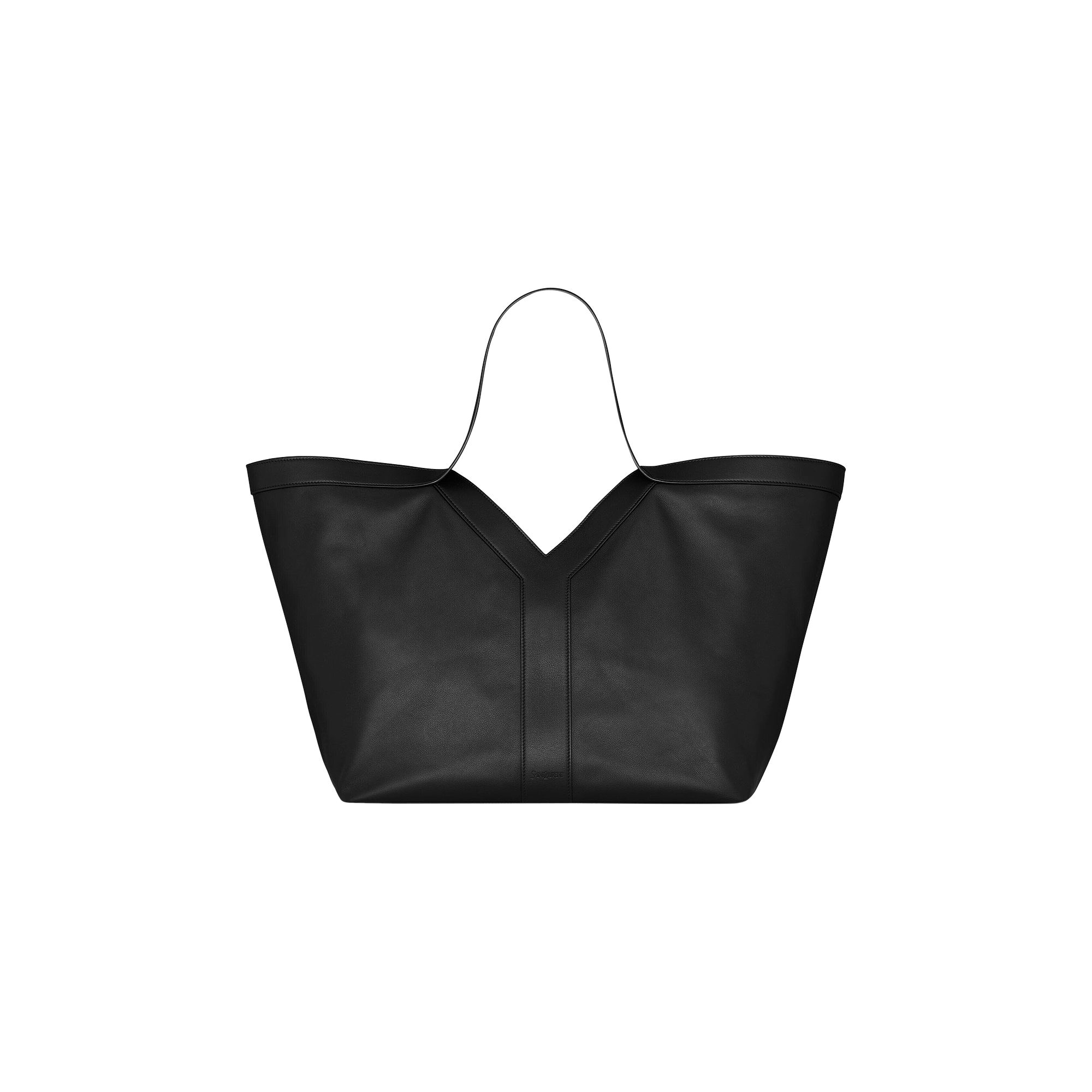 Pre-owned Saint Laurent Y Tote In Leather 'nero' | Black | Women's Size Onesize