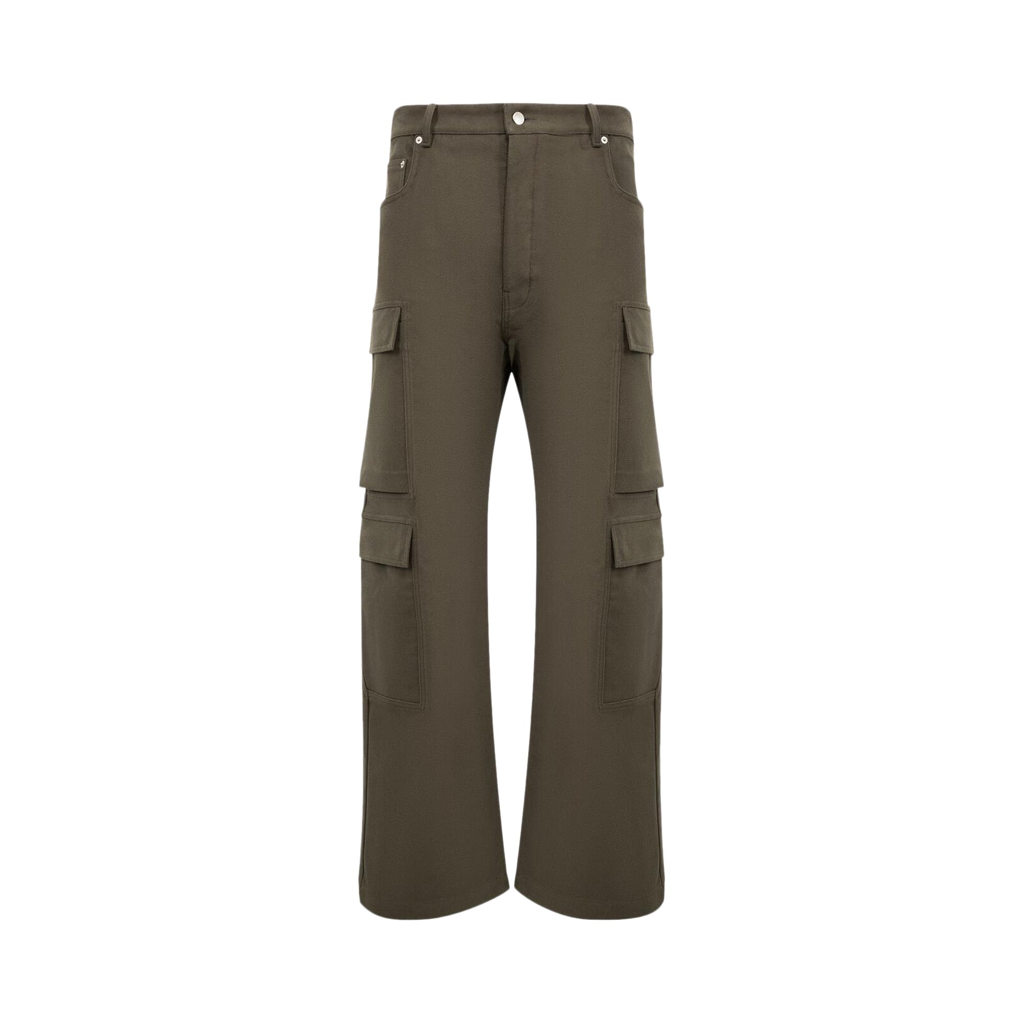 Pre-owned Rick Owens Double Cargo Jeans 'bosco' | Brown | Men's Size 34