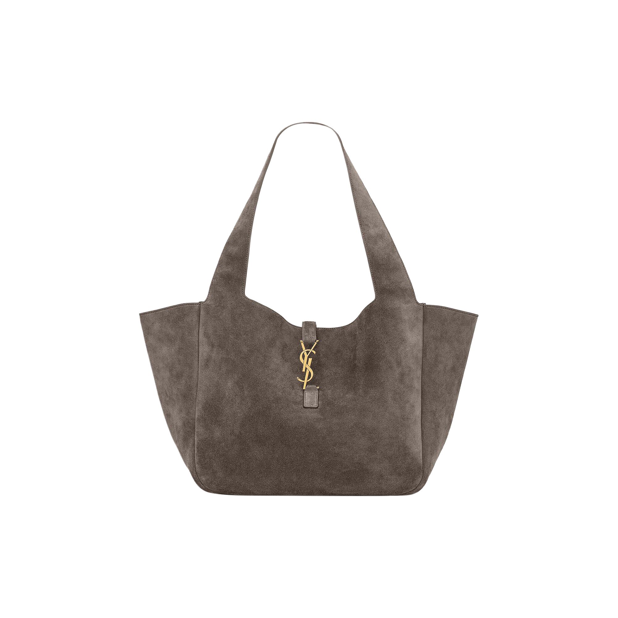 Pre-owned Saint Laurent Le 5 À 7 Bea In Suede 'urban Grey' | Women's Size Onesize In Gray