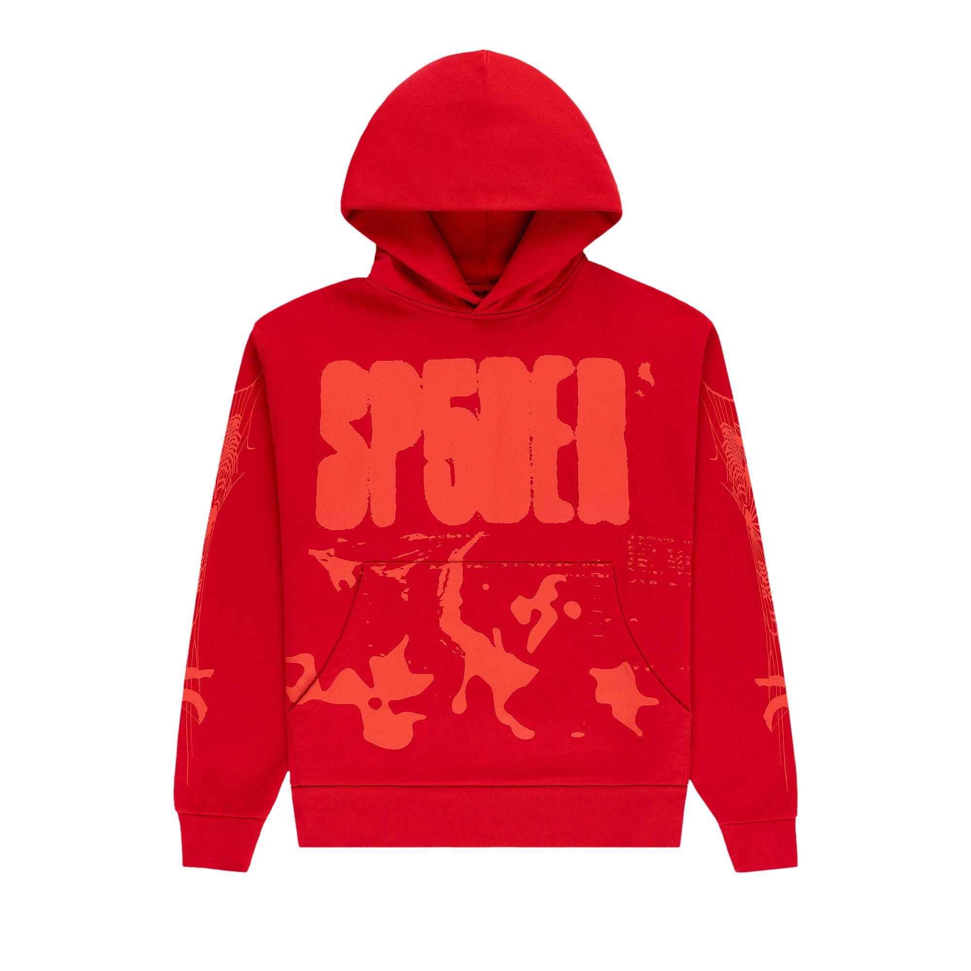 Pre-owned Sp5der X-ray Hoodie 'red' | Men's Size M