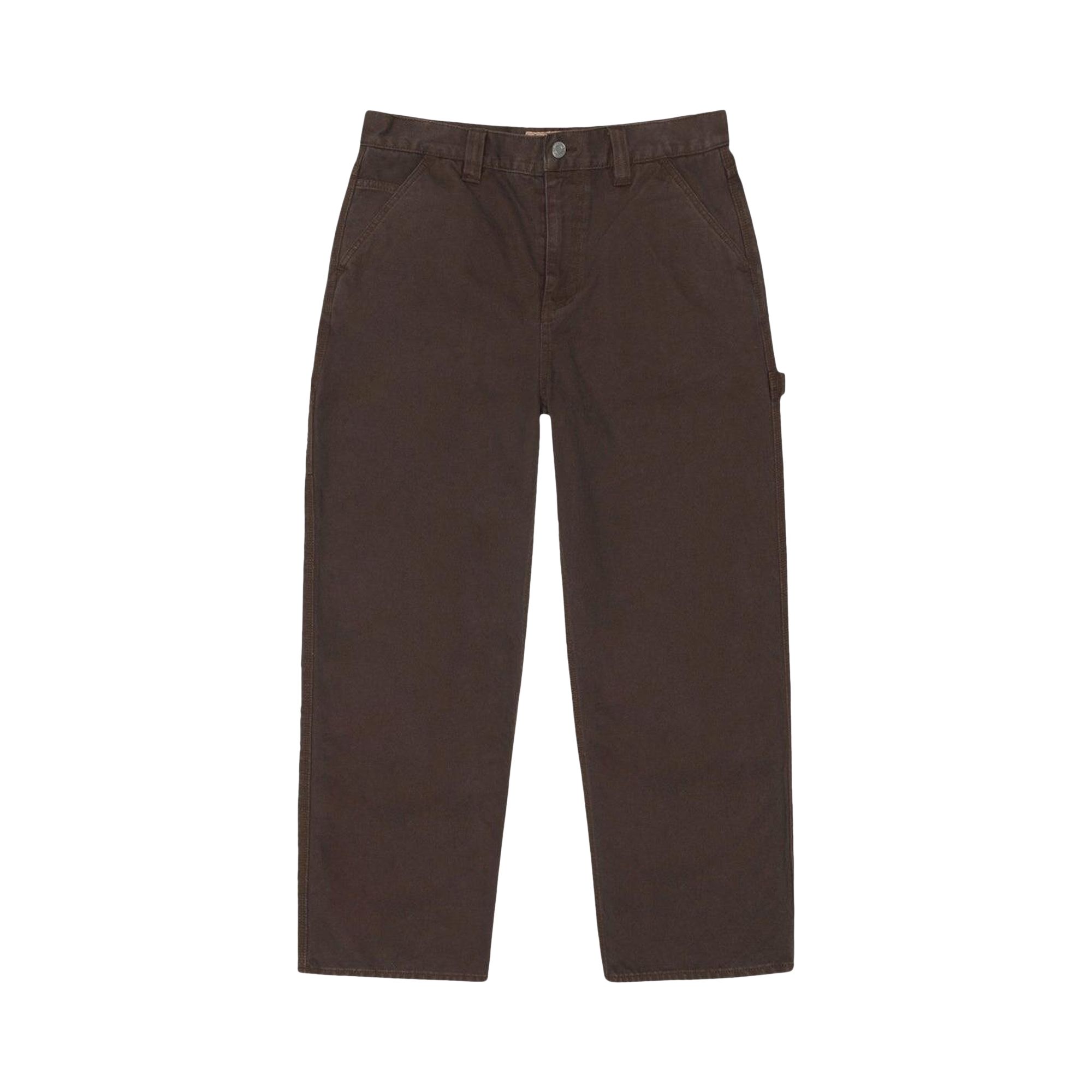 Pre-owned Stussy Carpenter Pant Canvas 'brown' | Men's Size 28