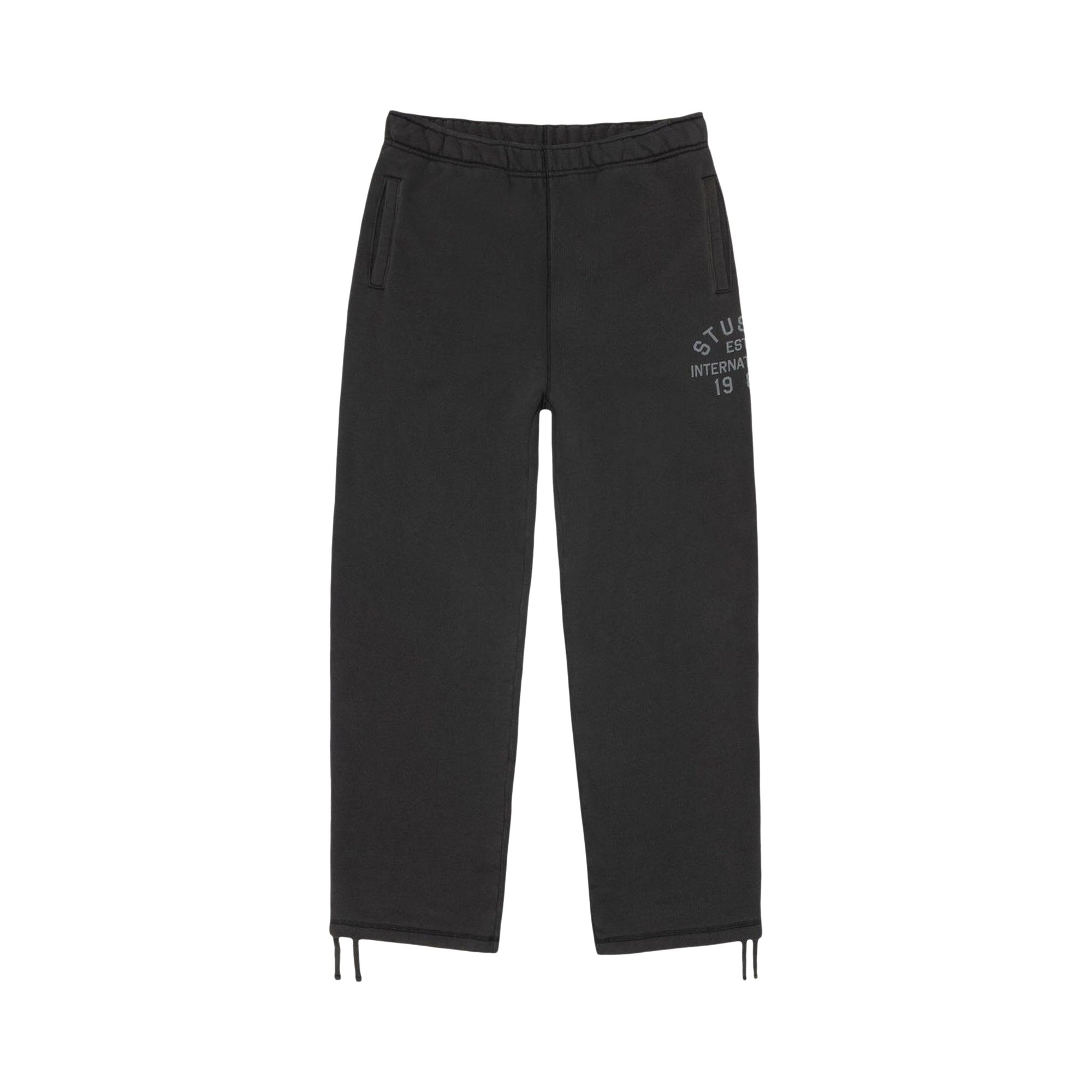 Pre-owned Stussy Established Fleece Pant 'black' | Men's Size M