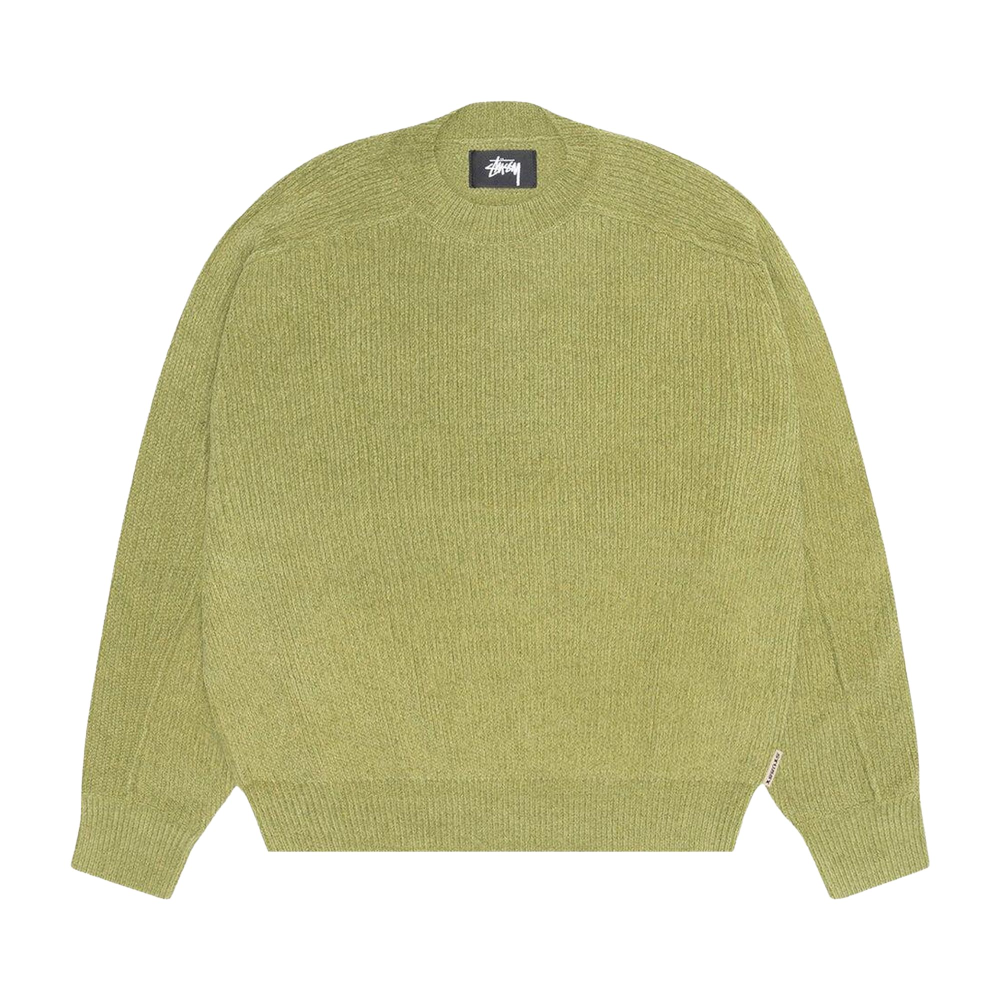 Pre-owned Stussy Exposed Seam Crew 'green' | Men's Size S