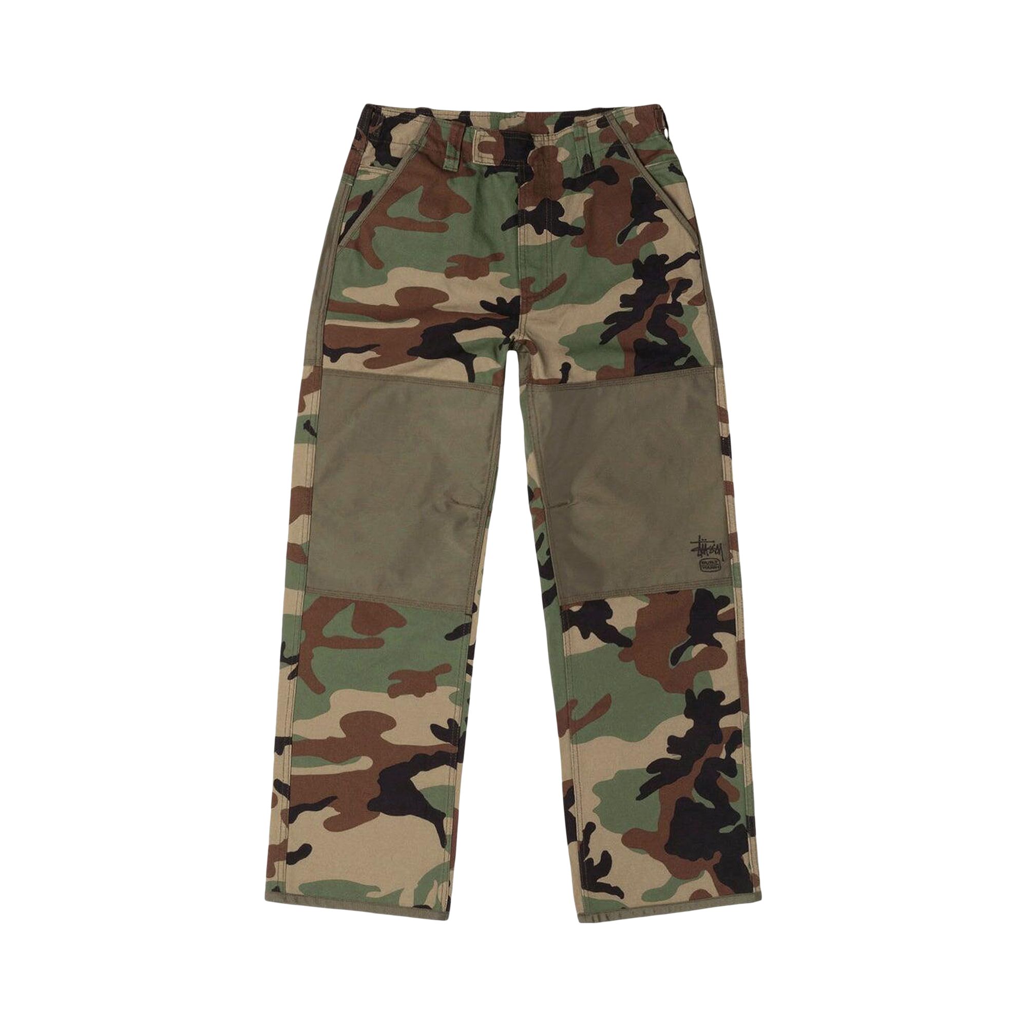 Pre-owned Stussy Utility Pant 'woodland Camo' | Green | Men's Size 36