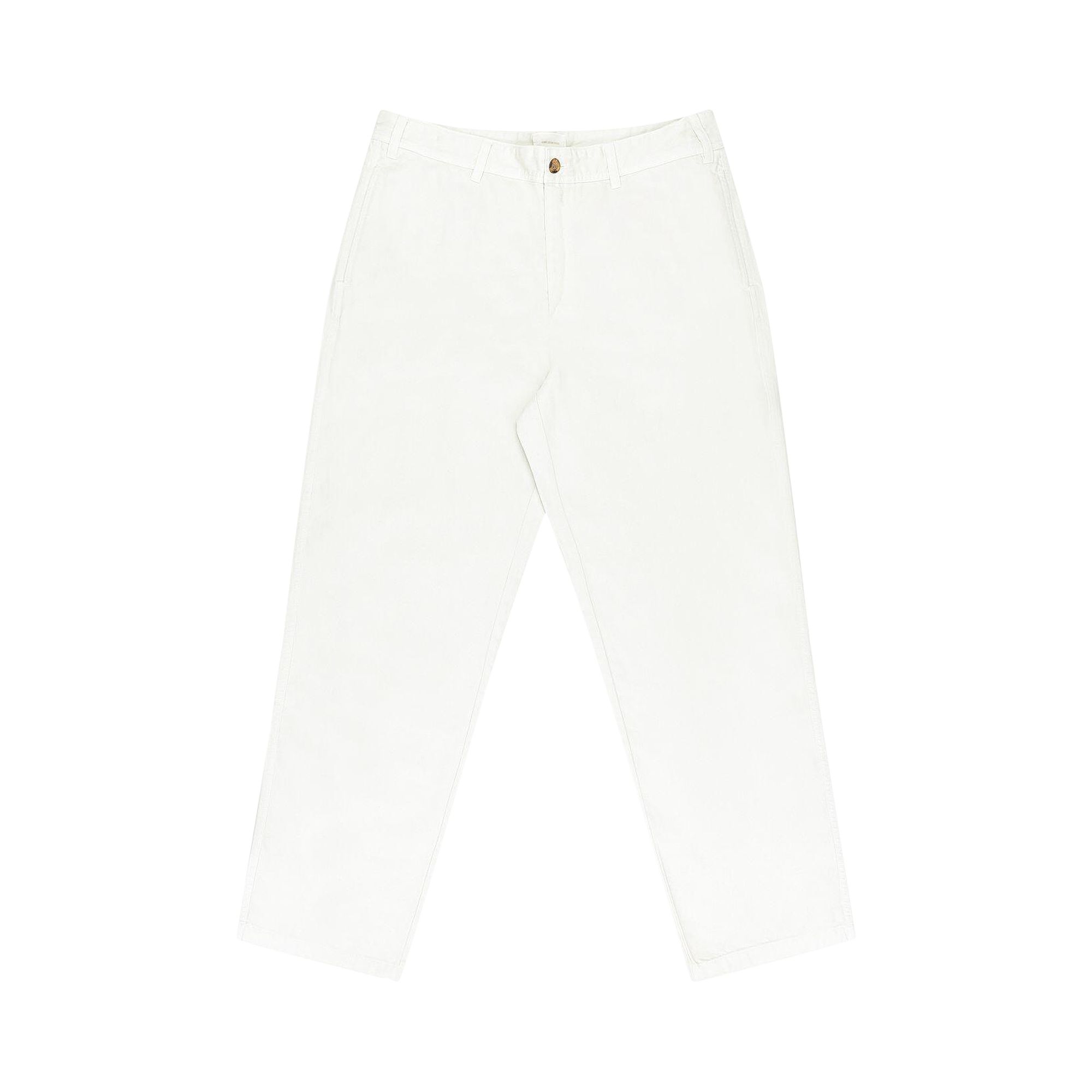 Pre-owned Aimé Leon Dore Garment Dyed Straight Fit Pants 'white' | Men's Size Xl