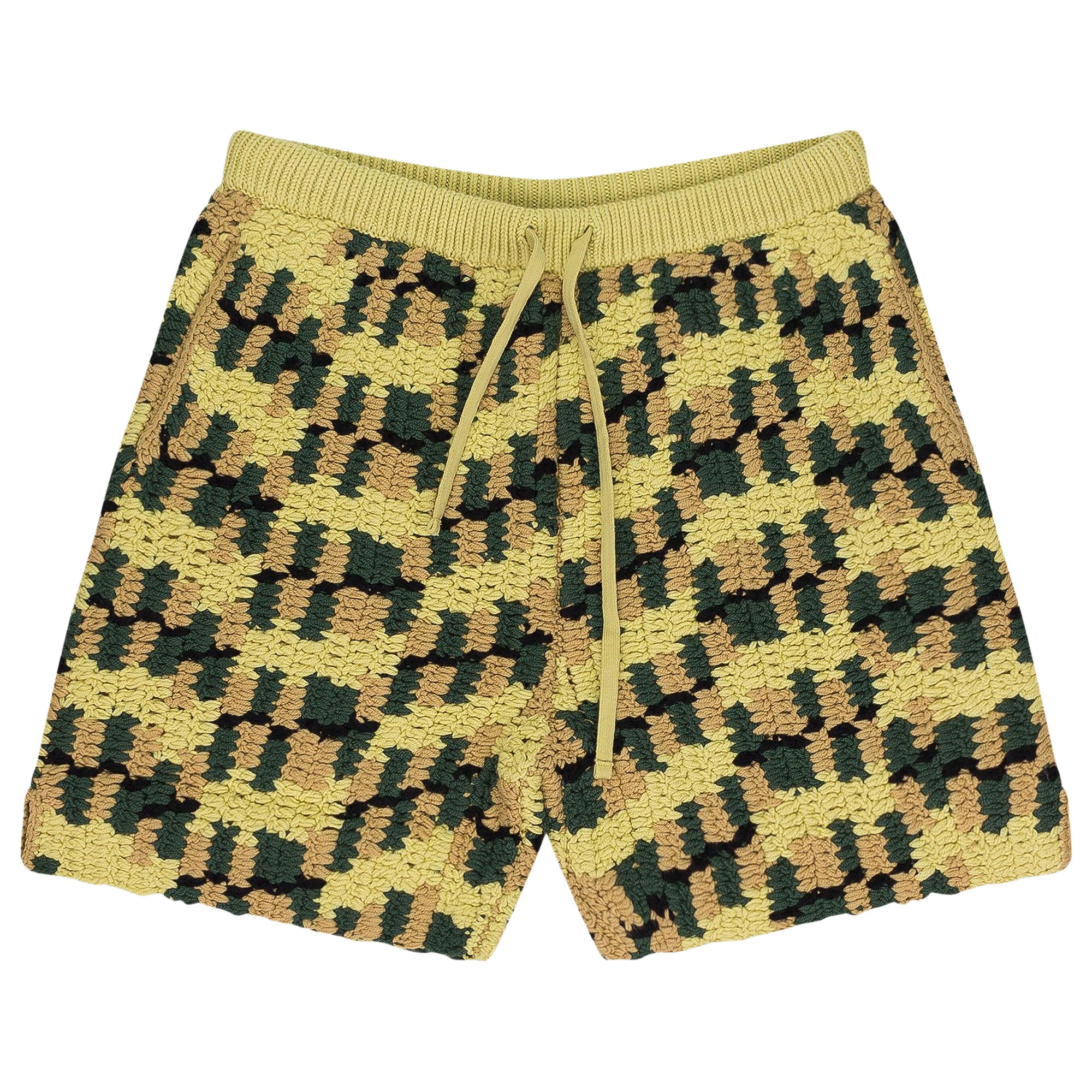 Pre-owned Aimé Leon Dore Camo Hand Knit Shorts 'camo' | Multi-color | Men's Size M