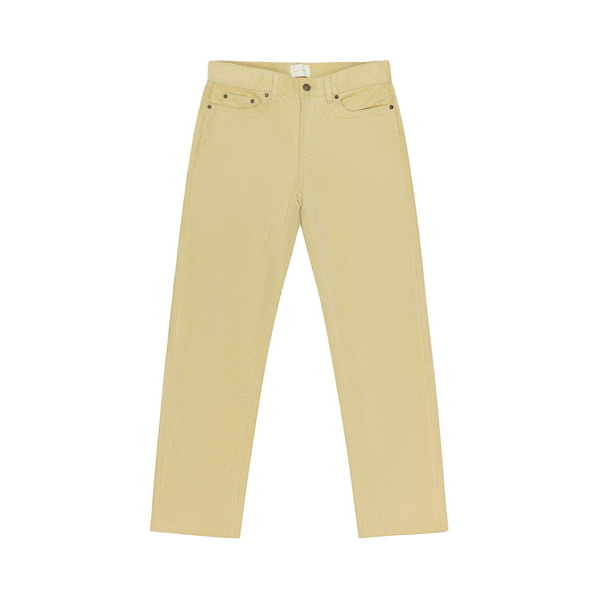 Pre-owned Aimé Leon Dore Micro Cord Relaxed Fit Jeans 'cream' | Men's Size S In White
