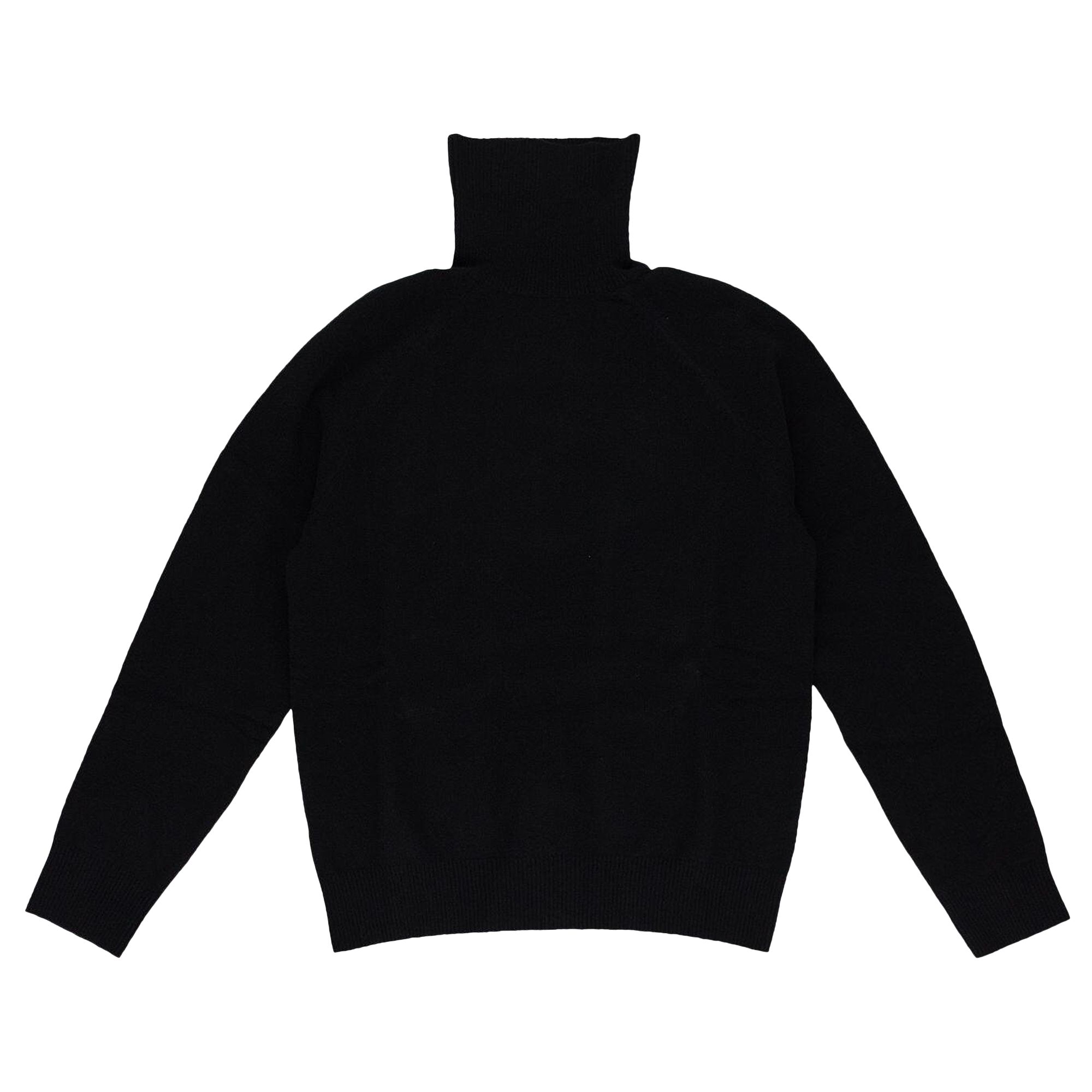Pre-owned Aimé Leon Dore Boiled Wool Turtleneck Sweater 'black' | Men's Size L