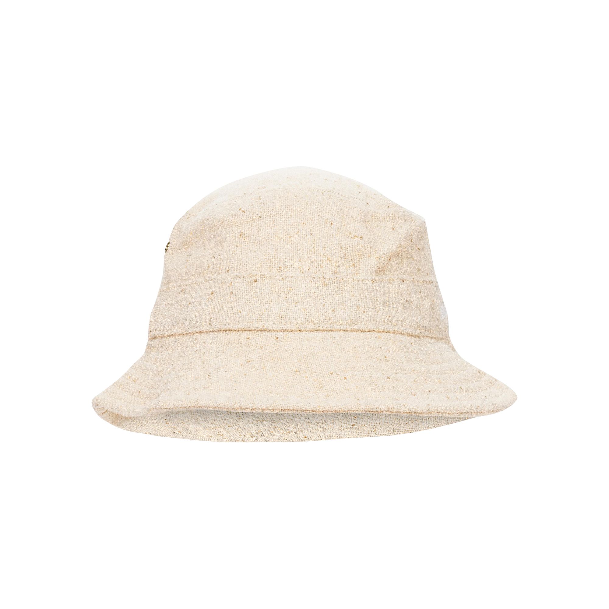 Pre-owned Aimé Leon Dore Wool Heritage Bucket Hat 'cream' | Men's Size S In White