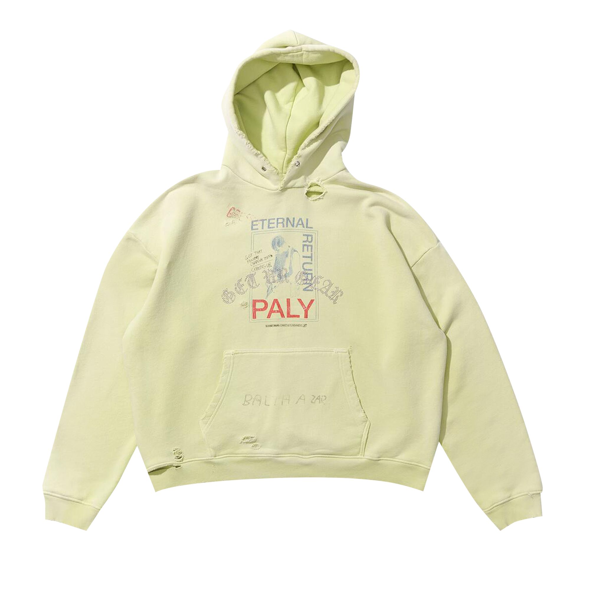 Pre-owned Paly Hollywood Eternal Return Hoodie 'light Green' | Men's Size Xs/s