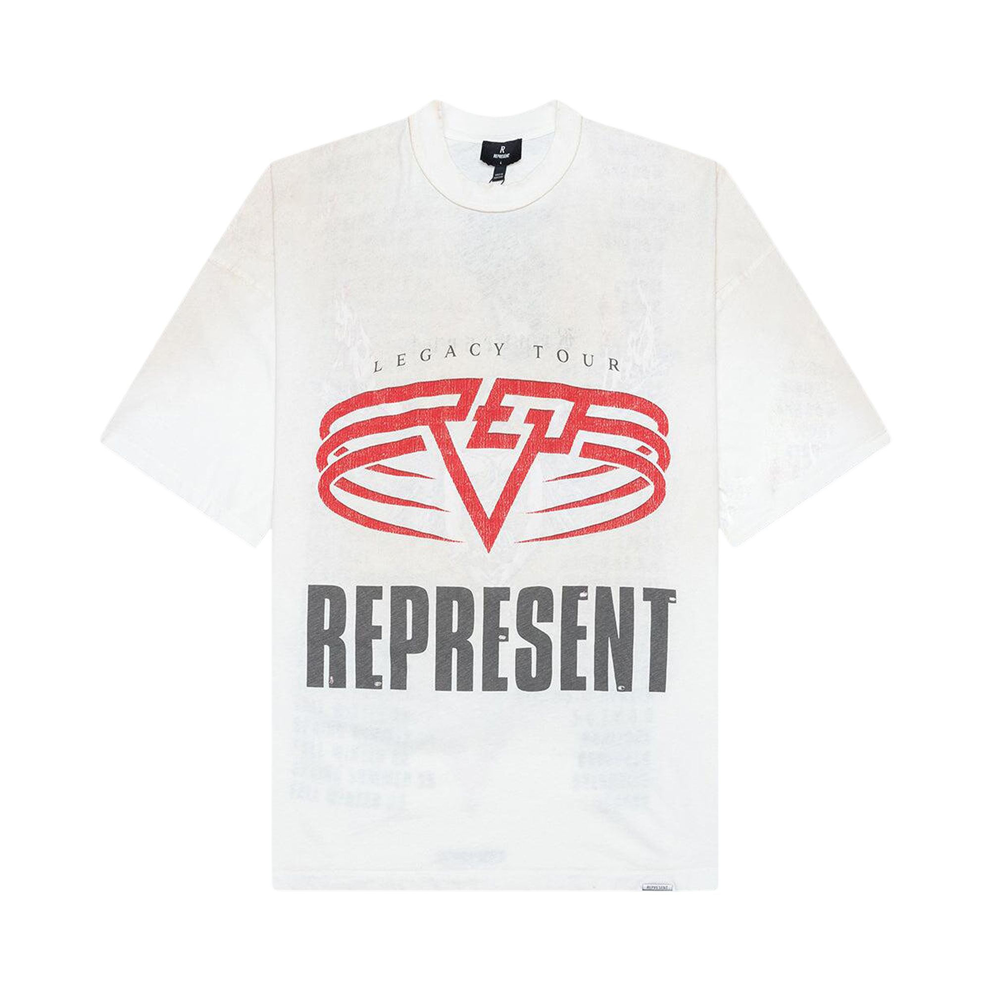 Pre-owned Represent Clo Living Legacy Tee 'washed Ecru' | White | Men's Size Xl