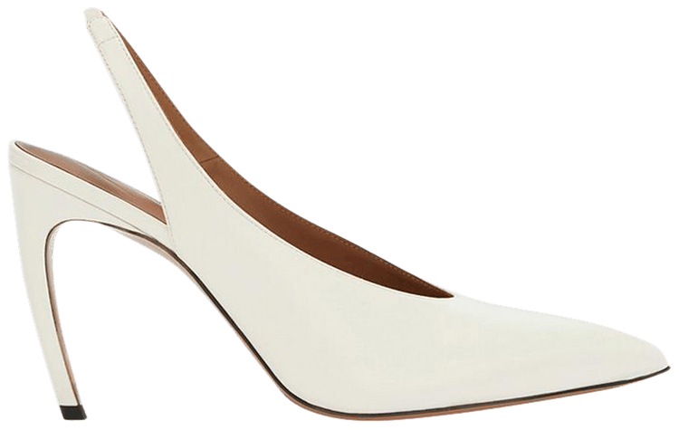 The Attico Wmns Viper Slingback White