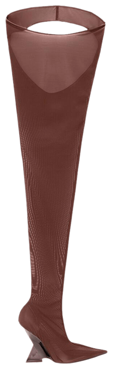The Attico Wmns Cheopissima Thigh High Brown