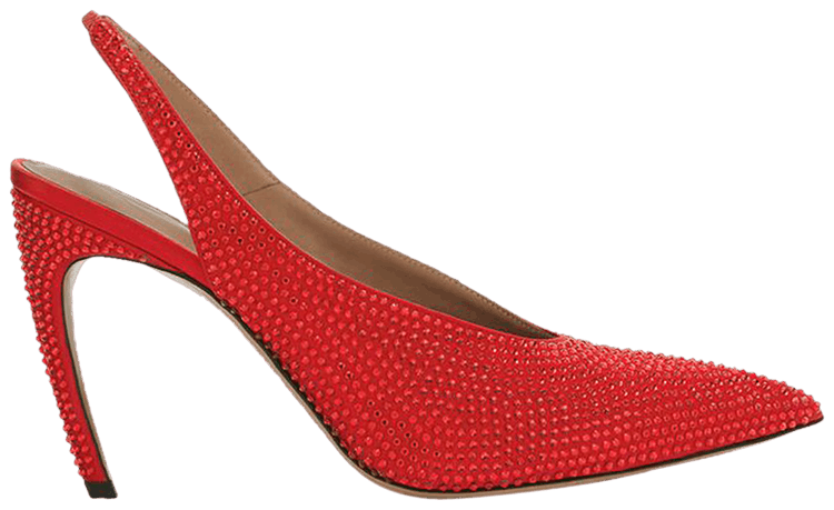The Attico Wmns Viper Slingback Red