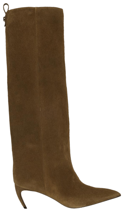 The Attico Wmns Lea Boot Military Green