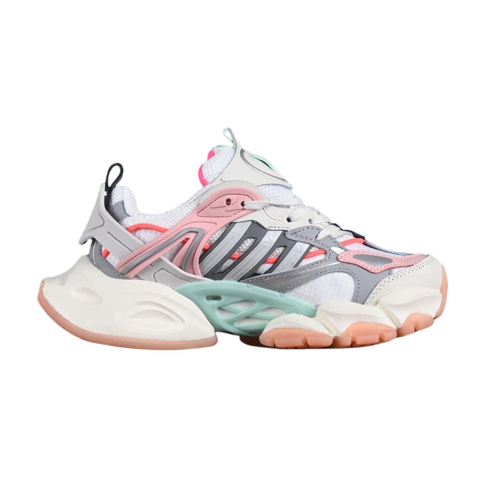 adidas Wmns XLG Runner Deluxe 'White Grey Pink' | Women's Size 6.5 - IH7797