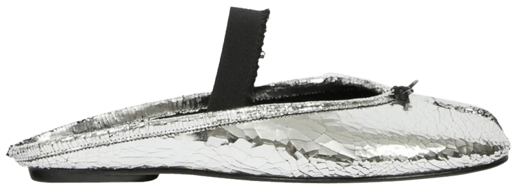 Maison Margiela Wmns Tabi Ballet Silver Black