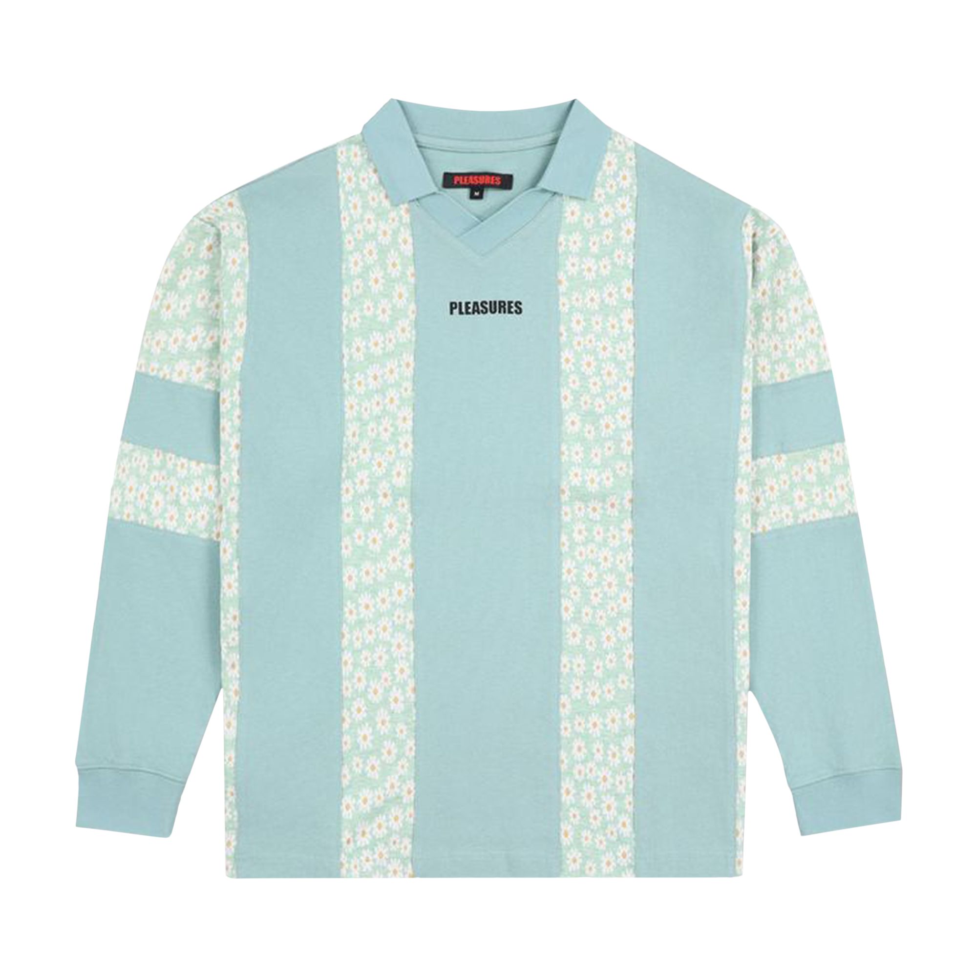 Pre-owned Pleasures Sounds Rugby Polo 'matcha' | Green | Men's Size S