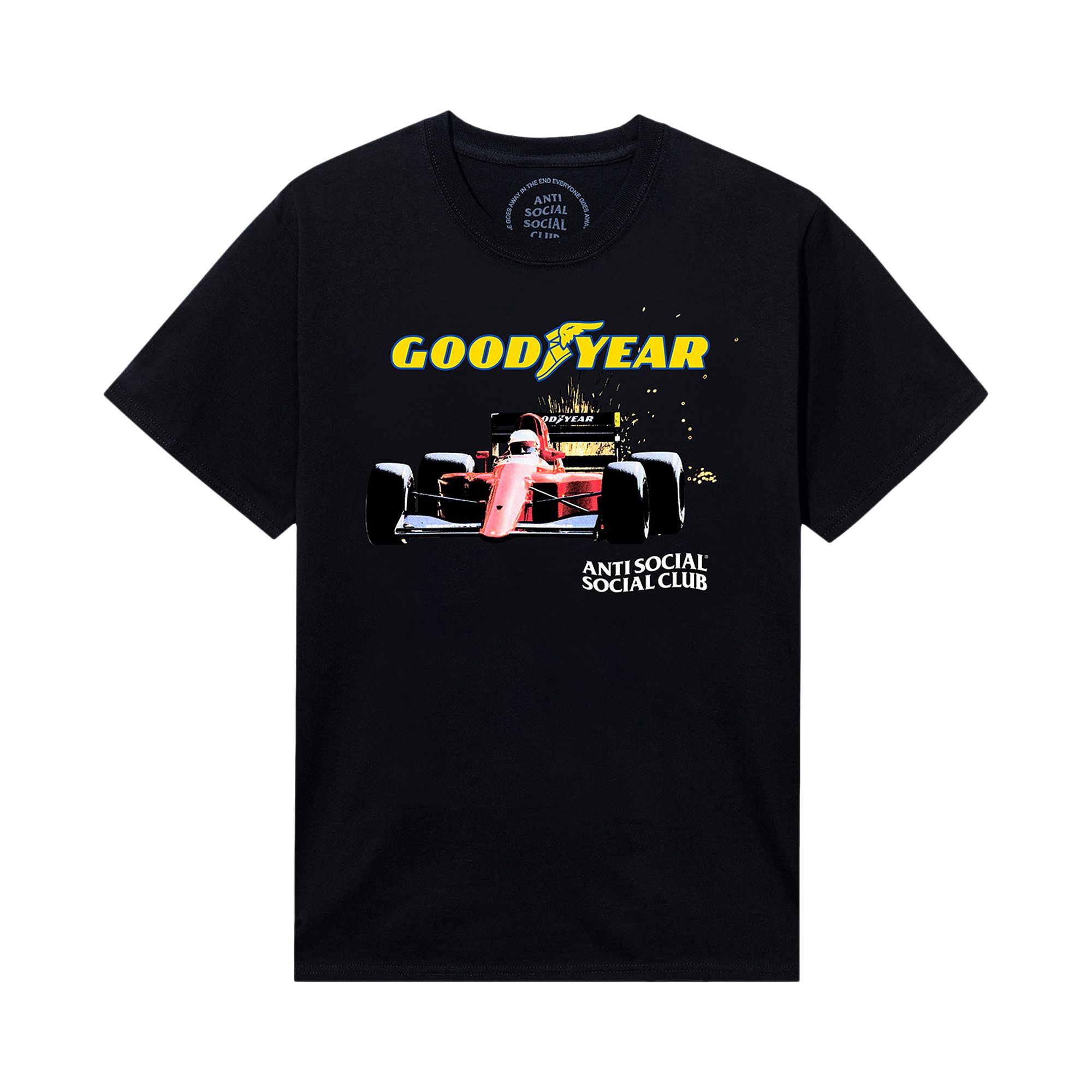 Pre-owned Anti Social Social Club X Goodyear Sparks Tee 'black' | Men's Size S