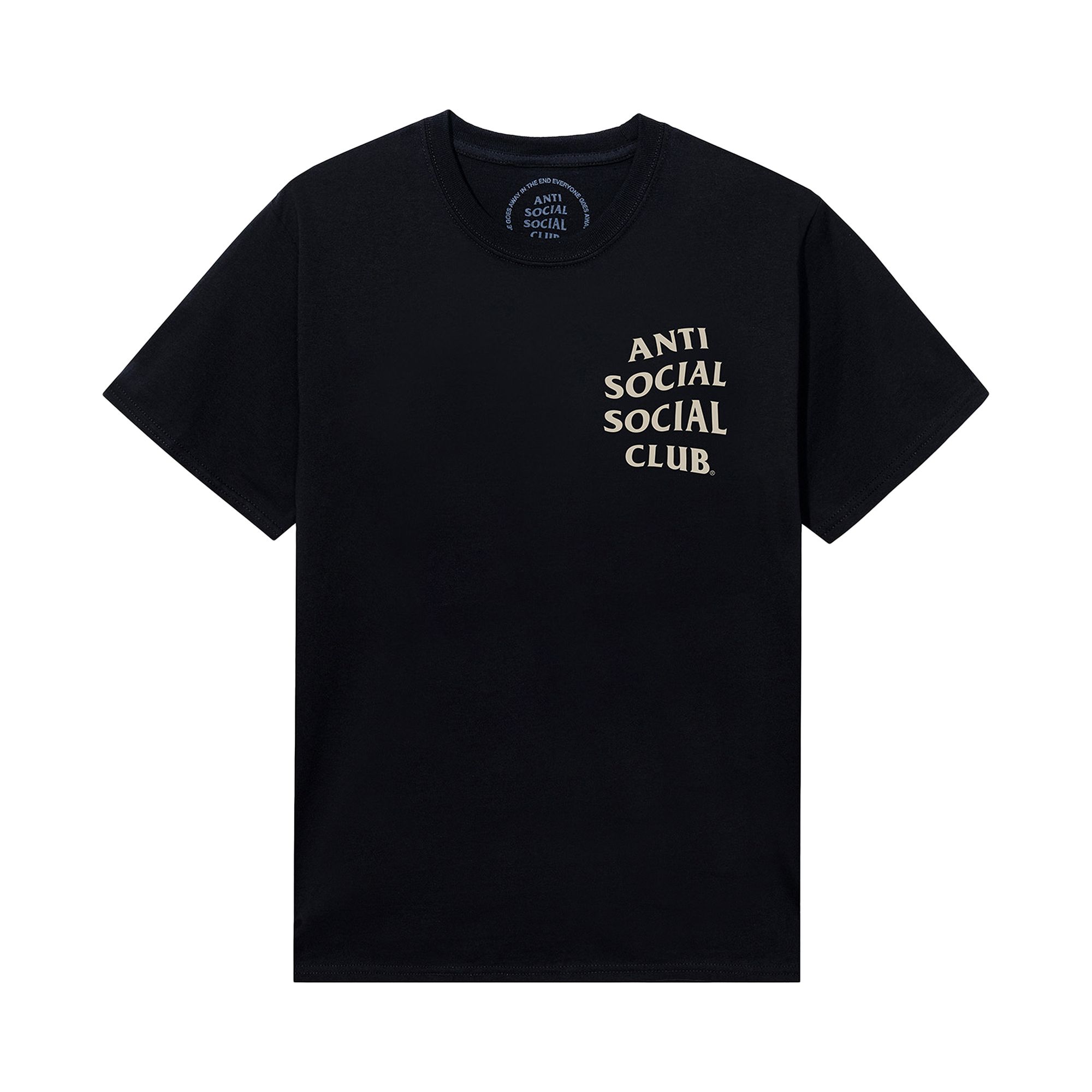 Pre-owned Anti Social Social Club Seasonal Mind Games Tee 'black' | Men's Size Xl