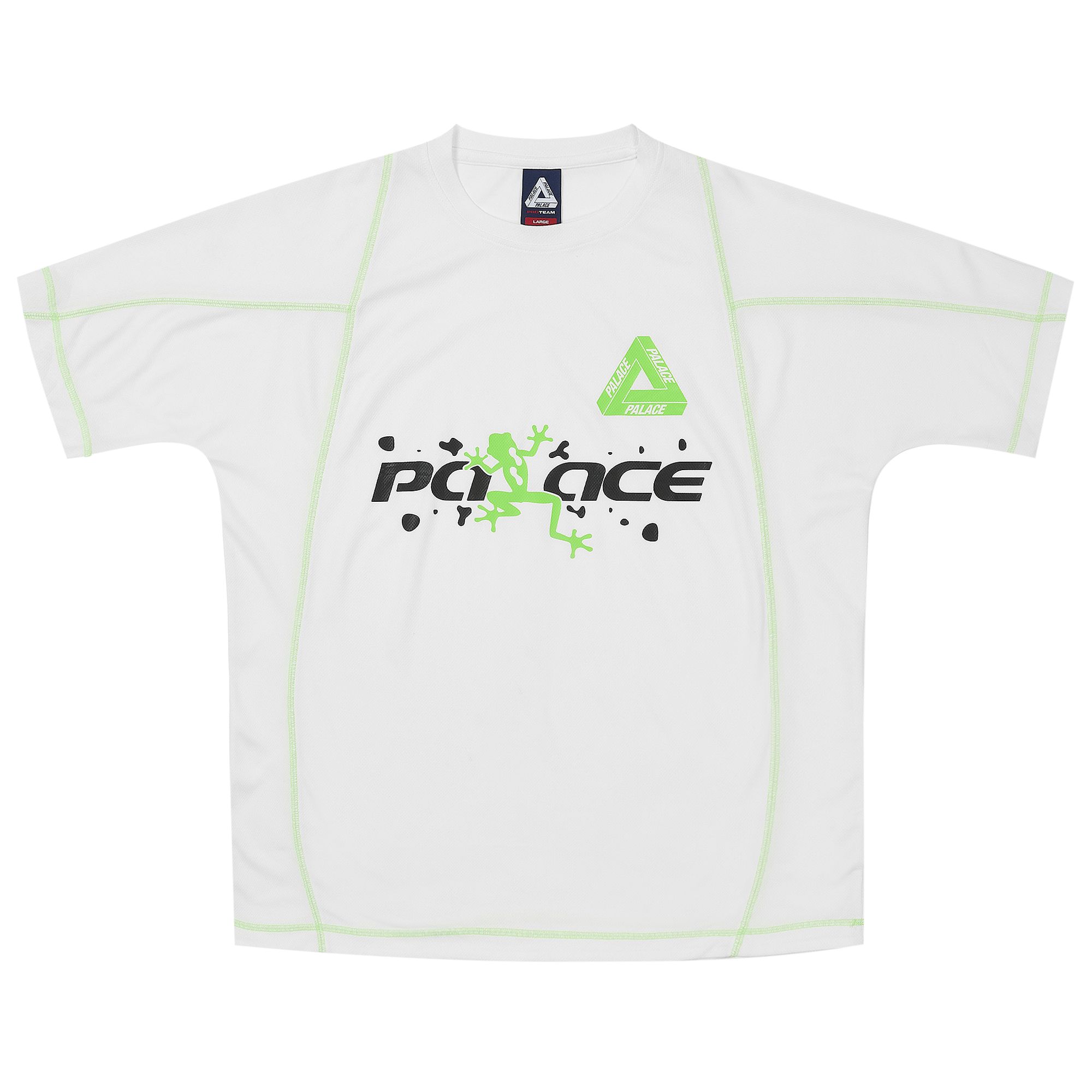 Pre-owned Palace Frogger Tech Jersey 'white' | Men's Size M