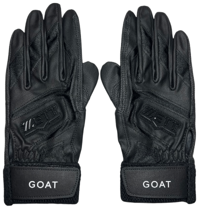 GOAT Logo Batting Glove Black