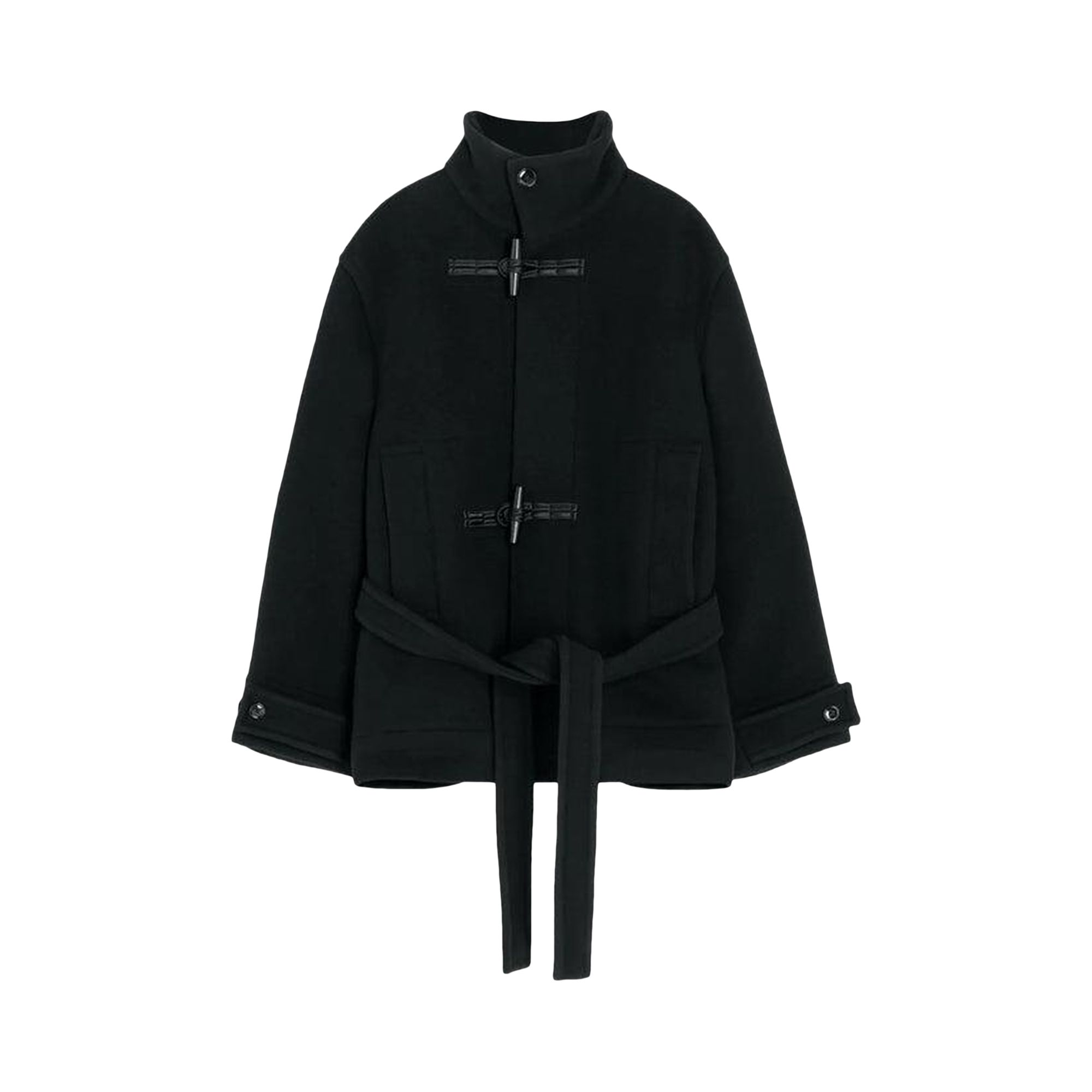 Pre-owned Lemaire Short Duffle Coat 'black' | Women's Size 34