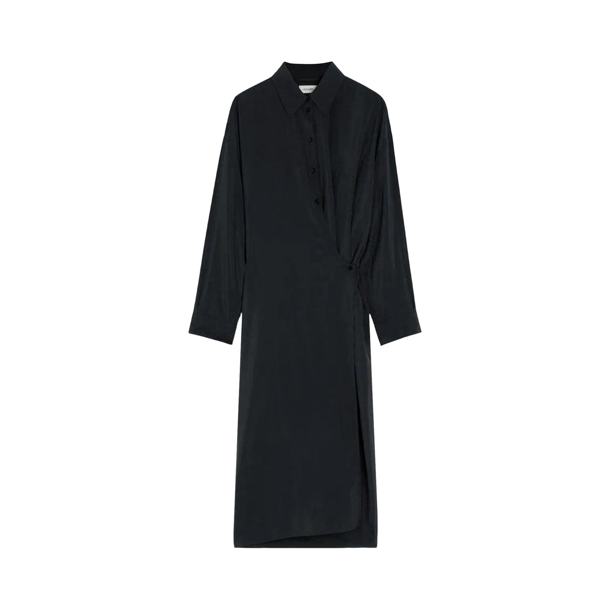 Pre-owned Lemaire Straight Collar Twisted Dress 'black' | Women's Size 40
