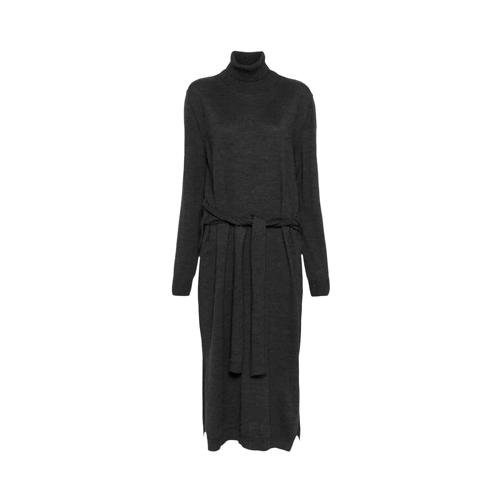 Pre-owned Lemaire Trompe L'oeil Dress 'anthracite' | Black | Women's Size Xs