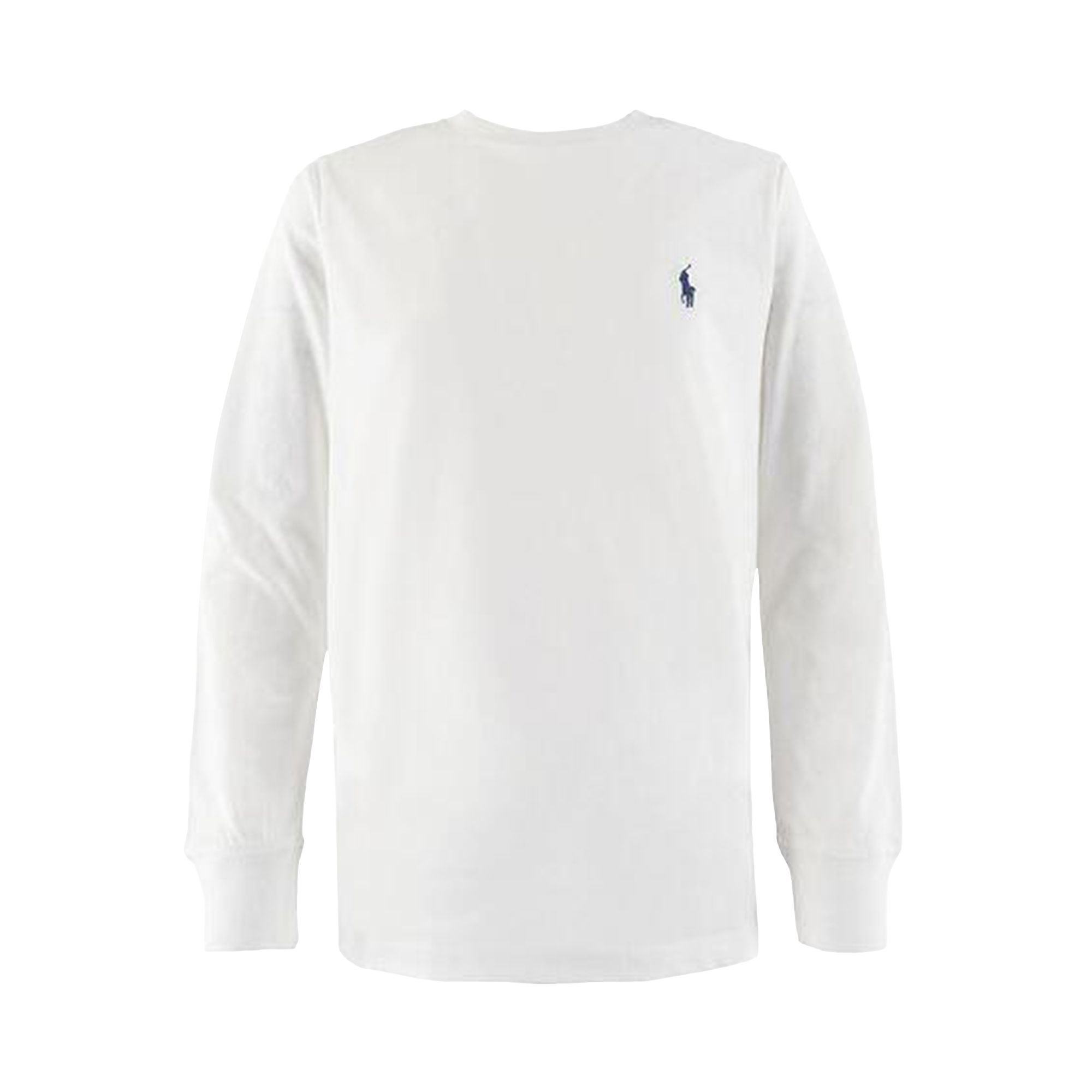 Pre-owned Polo Ralph Lauren Long Sleeve Crewneck T-shirt 'white' | Men's Size Xl