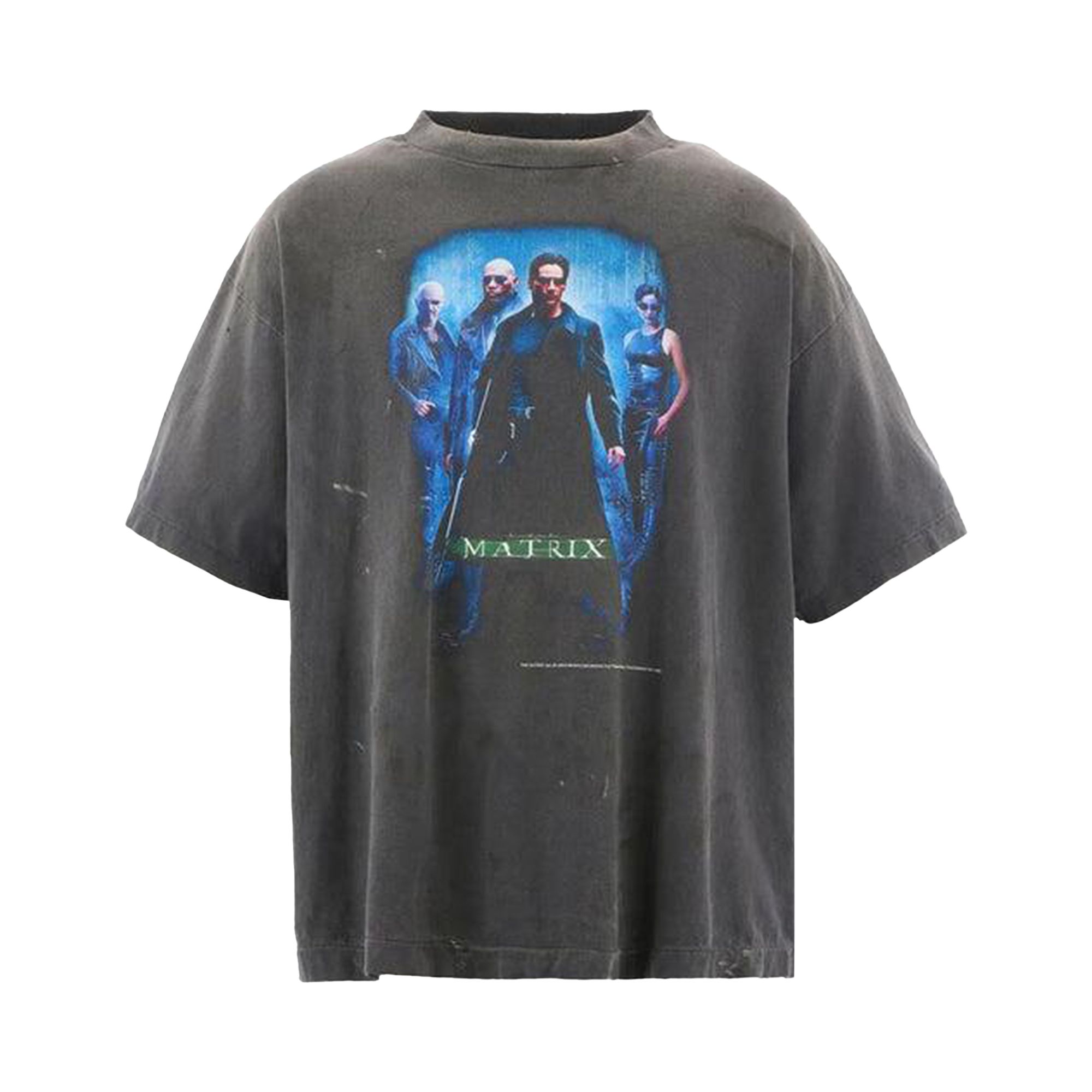 Pre-owned Saint Mxxxxxx Green Logo Matrix T-shirt 'black' | Men's Size Xl