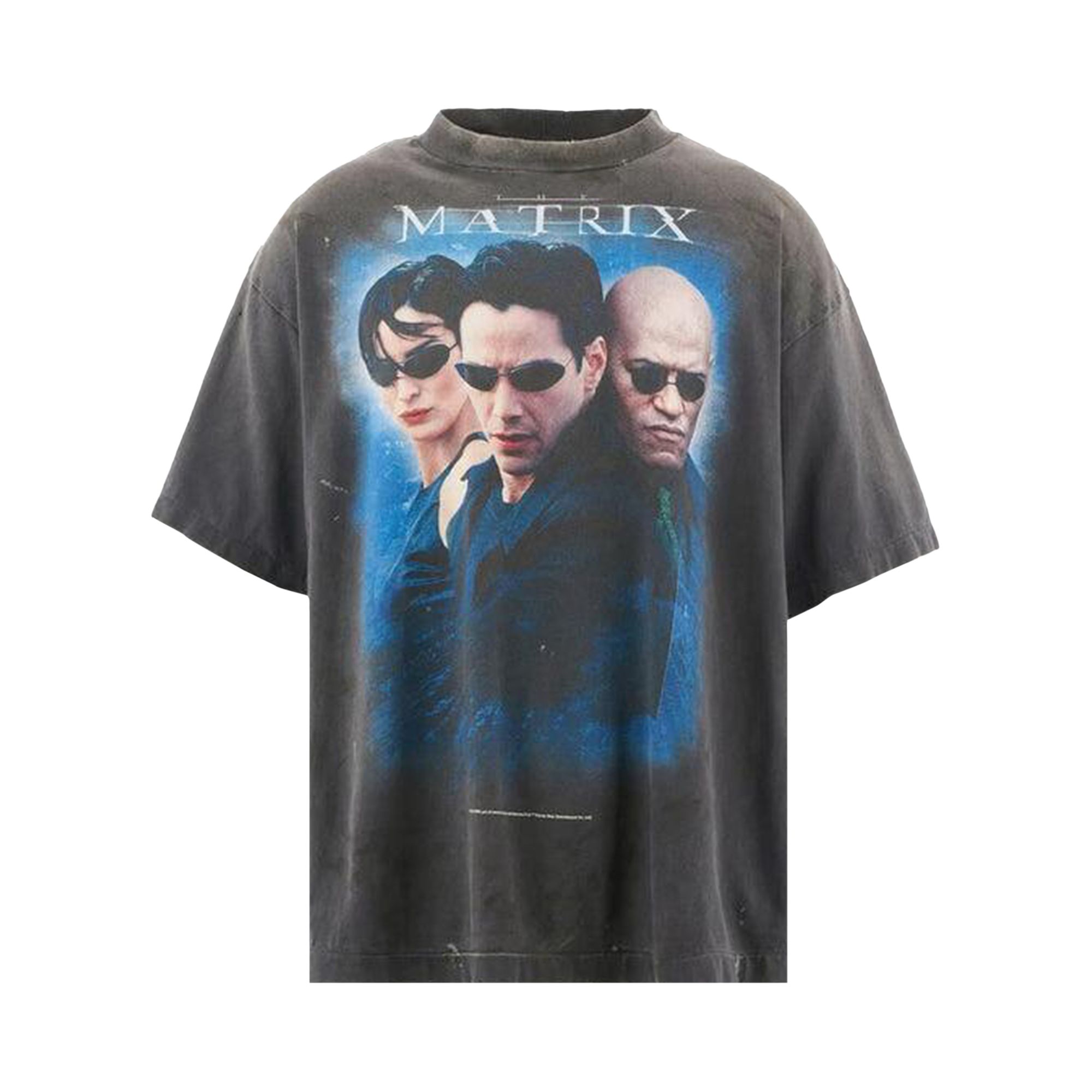 Pre-owned Saint Mxxxxxx White Logo Matrix T-shirt 'black' | Men's Size Xl