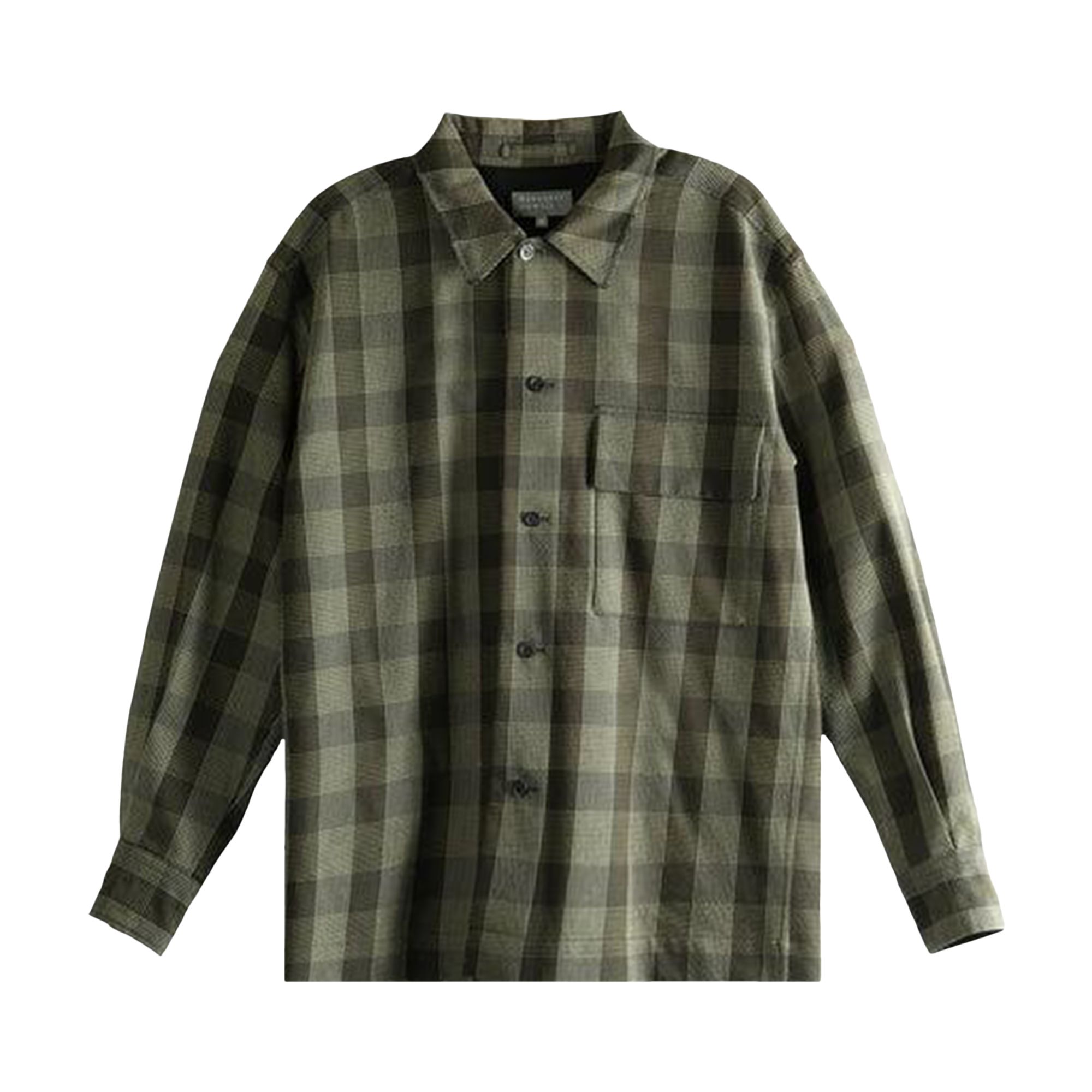 Pre-owned Margaret Howell Flap Pock Overshirt 'black/brown/multicolor' | Men's Size L