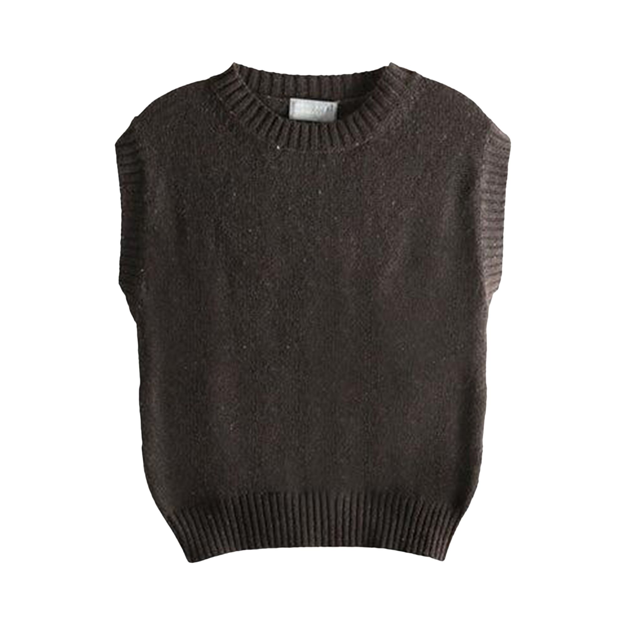 Pre-owned Margaret Howell Boxy Crew Slipover 'dark Brown' | Women's Size 10