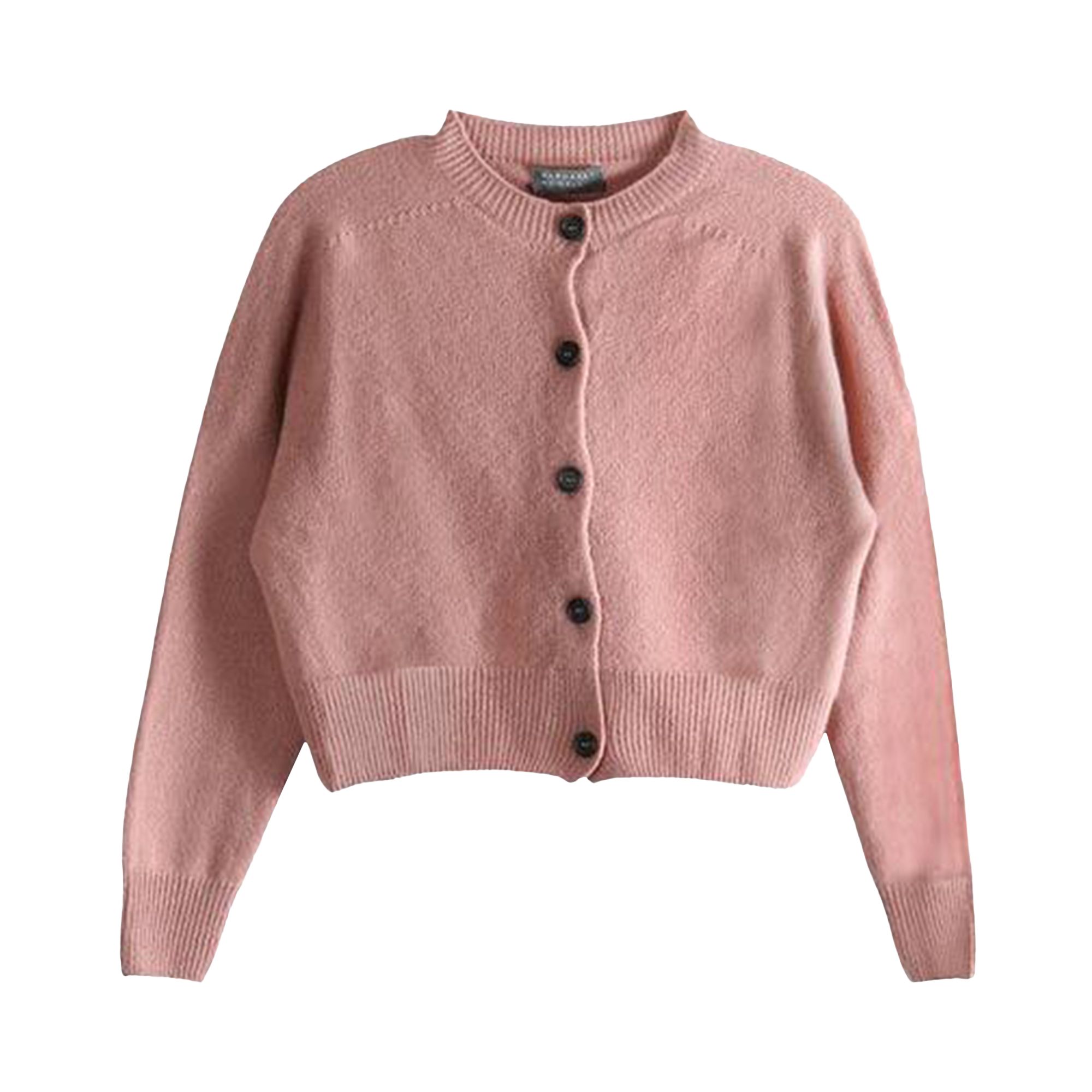 Pre-owned Margaret Howell Small Crew Neck Cardigan 'pink' | Women's Size 10