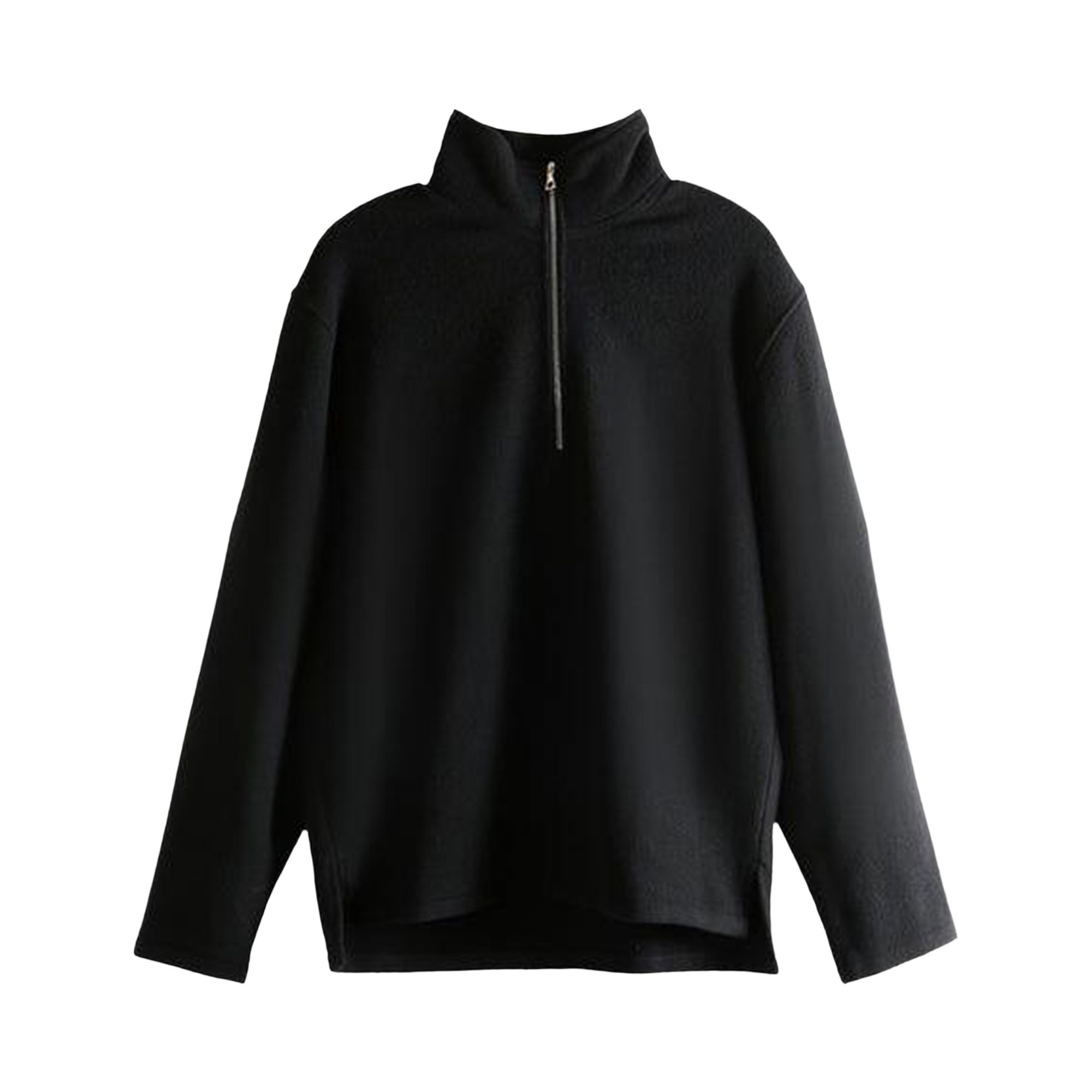 Pre-owned Rier Fleece Polo Fleece 'black' | Men's Size S