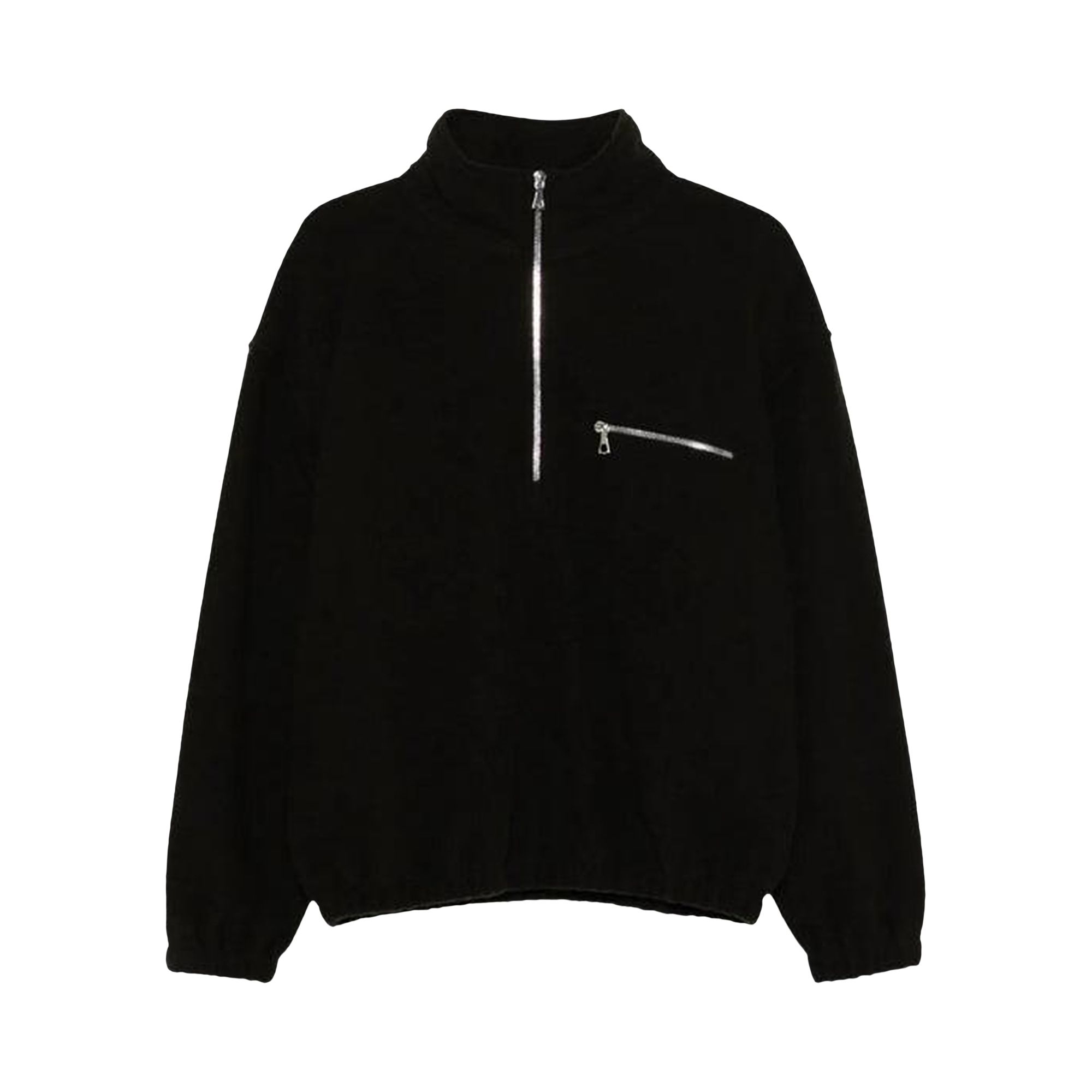 Pre-owned Rier Polar Fleece Tourbe Fleece 'tourbe' | Black | Men's Size S