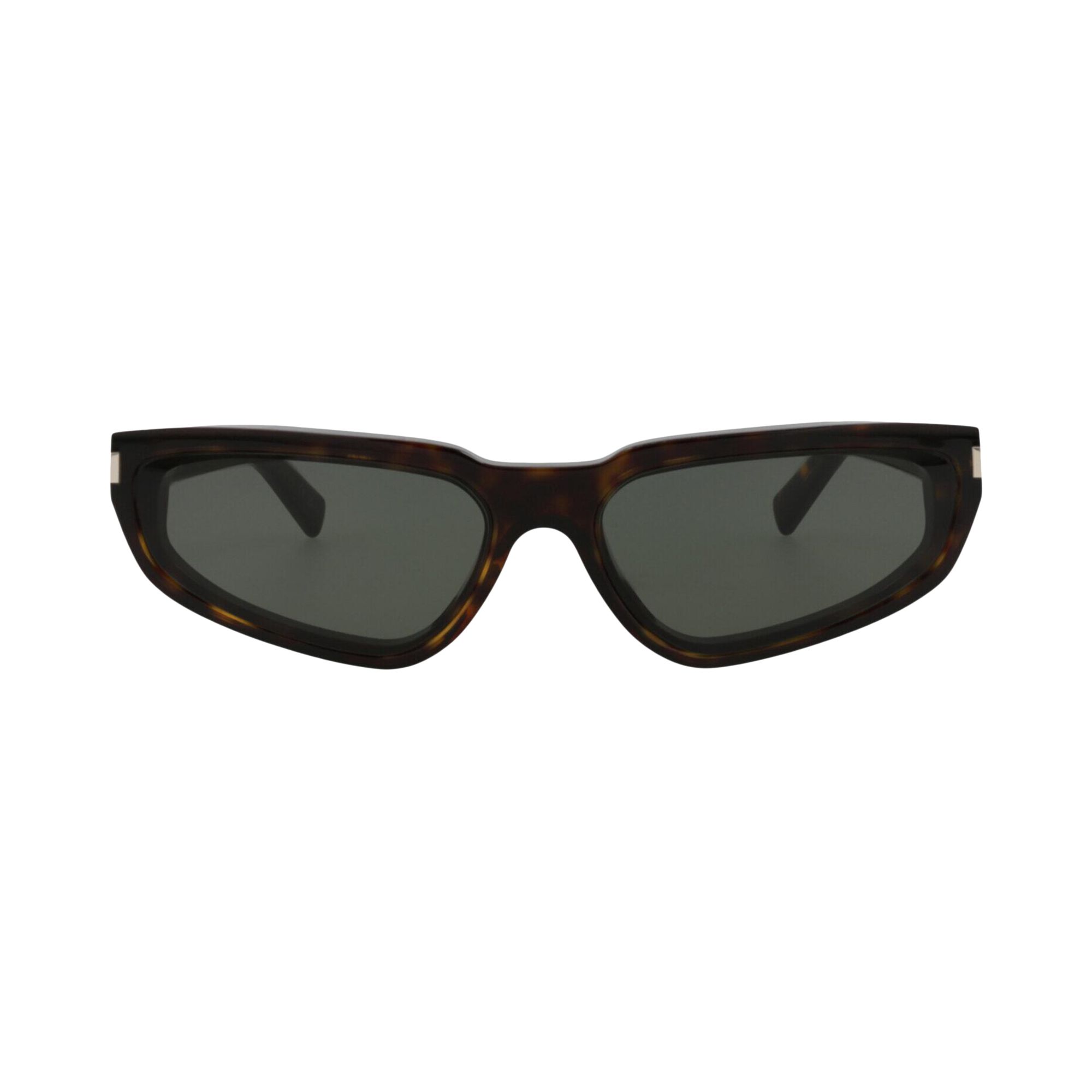 Pre-owned Saint Laurent Cat Eye-frame Recycled Acetate Sunglasses 'havana Grey' | Multi-color | Women's Size O