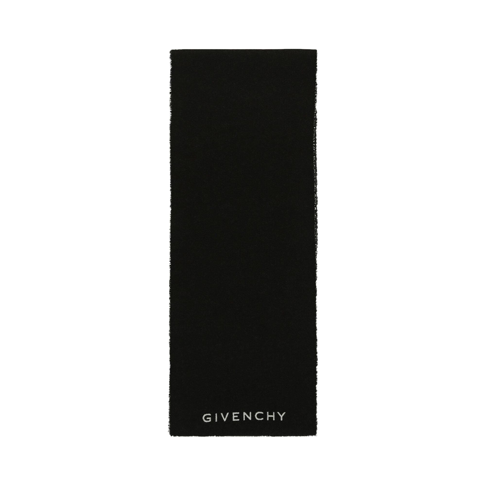 Pre-owned Givenchy Reversible 4g Stars Scarf 'black White' | Multi-color | Men's Size Onesize