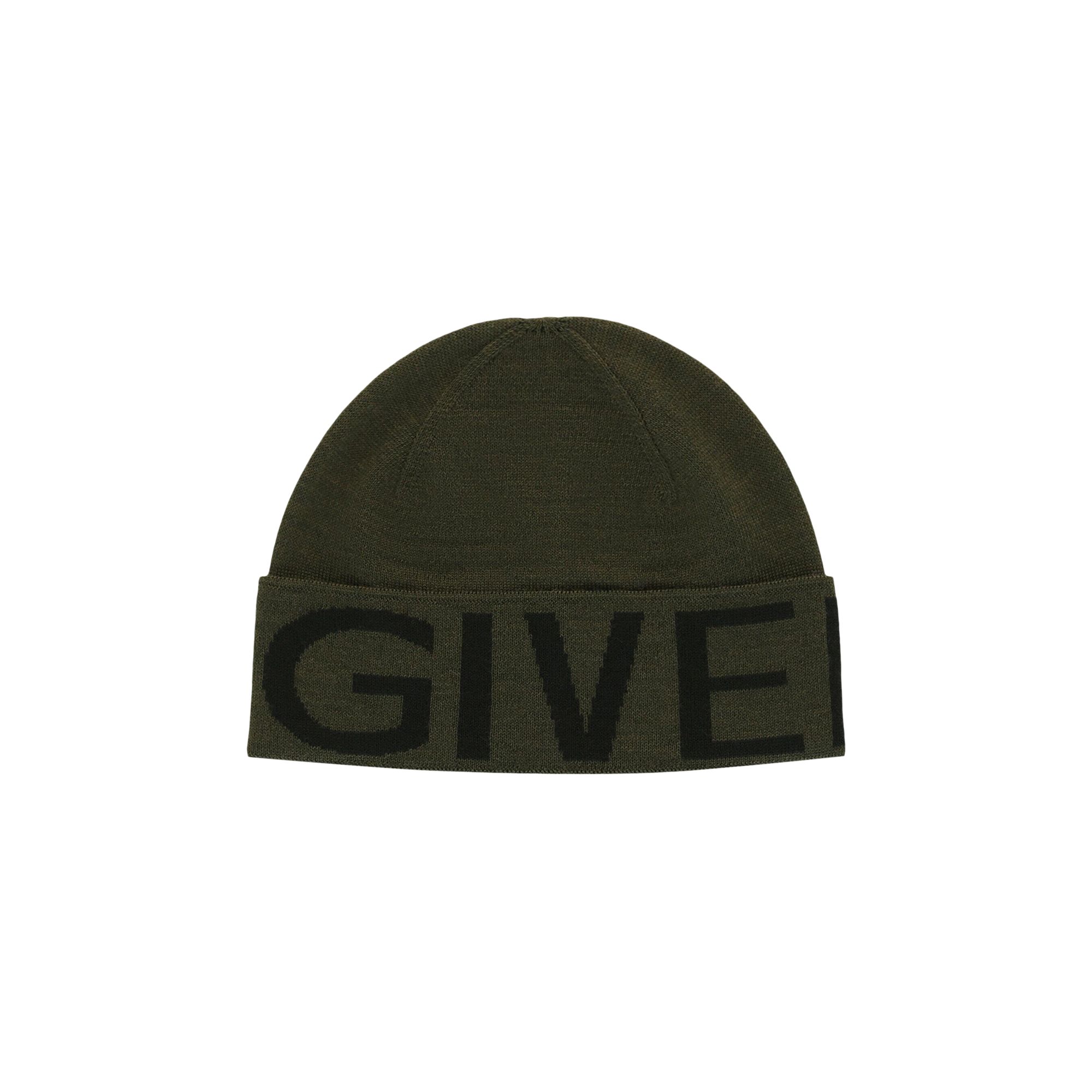 Pre-owned Givenchy Jacquard Logo Beanie 'khaki Multi' | Multi-color | Men's Size Onesize