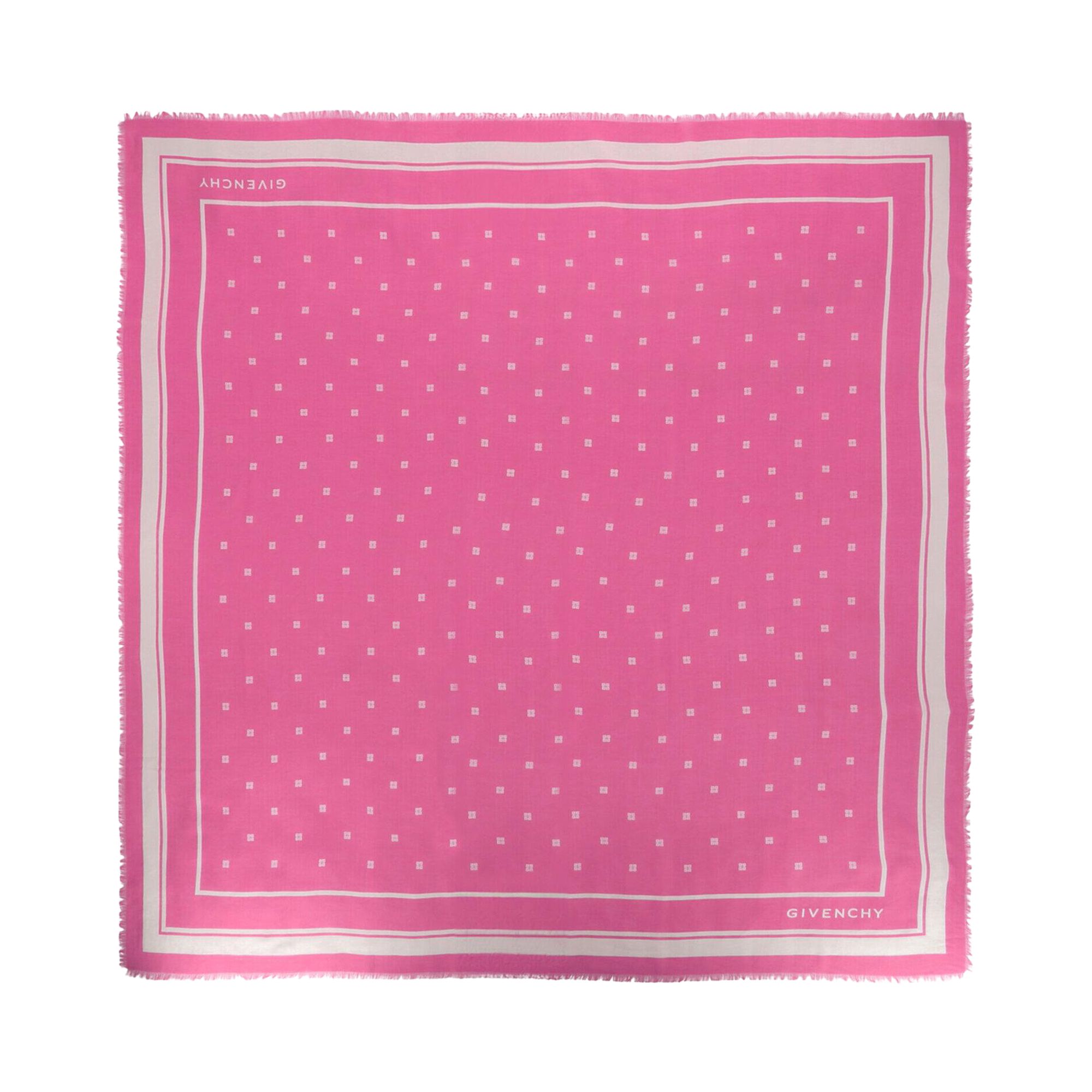 Pre-owned Givenchy 4g Shawl In Cashmere And Silk 'pink Ivory' | Multi-color | Women's Size Onesize