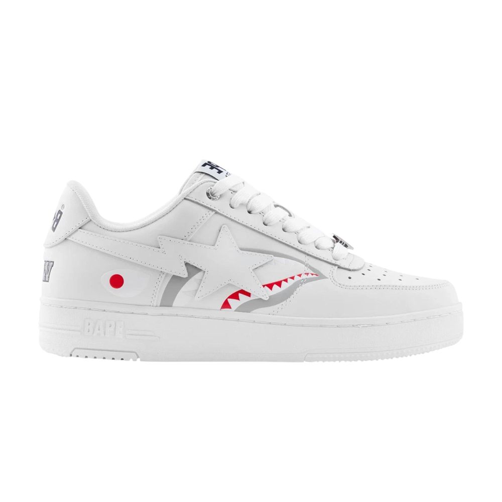 BAPE Bapesta Shark #2 M2 'White' | Men's Size 8.5 - 1L80191302-WHT