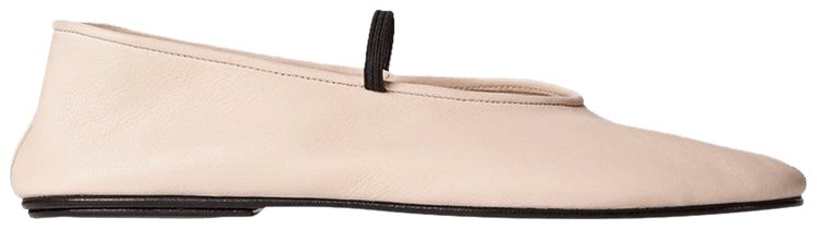 The Row Wmns Elastic Ballet Flat Milk