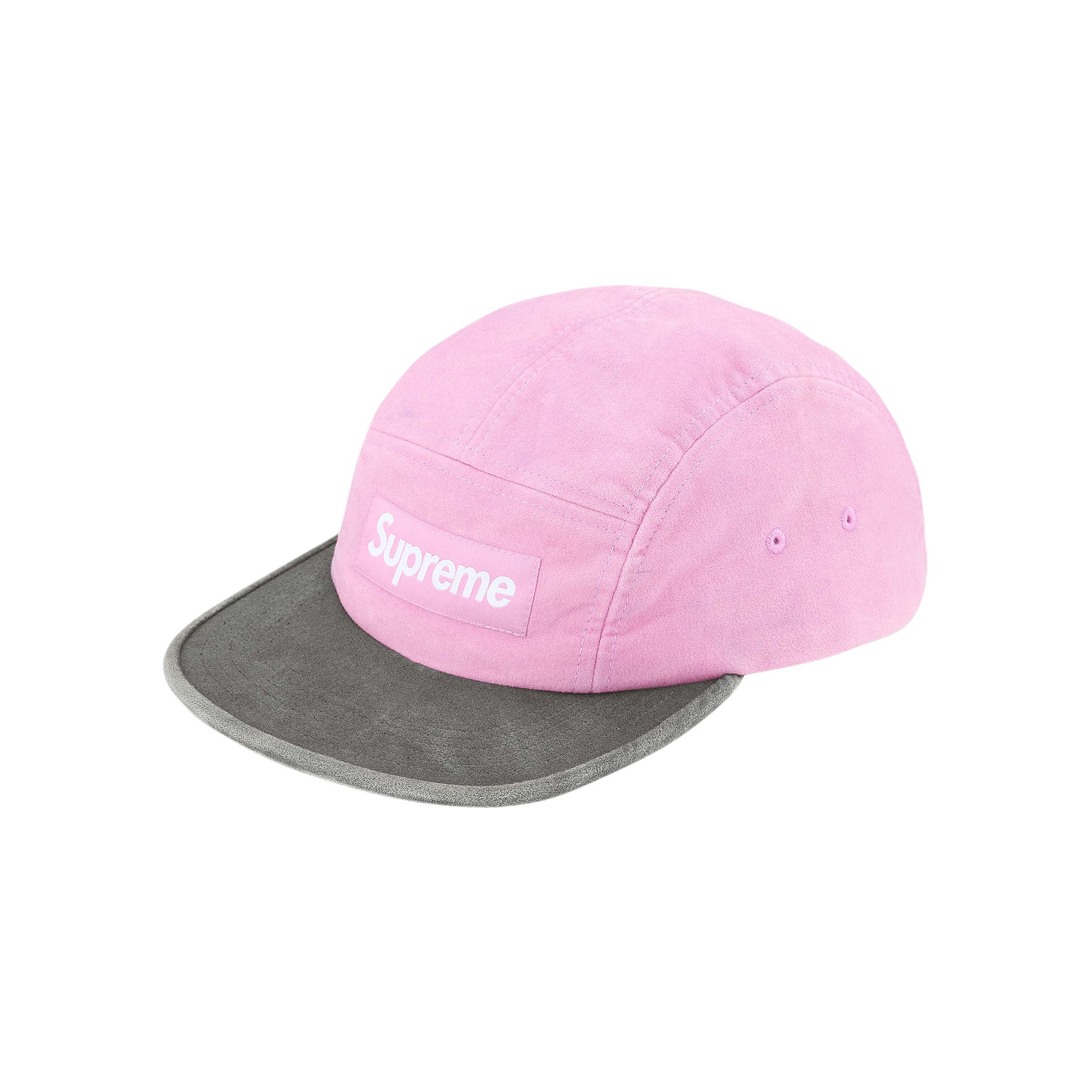 Pre-owned Supreme 2-tone Moleskin Camp Cap 'light Pink' | Men's Size Onesize
