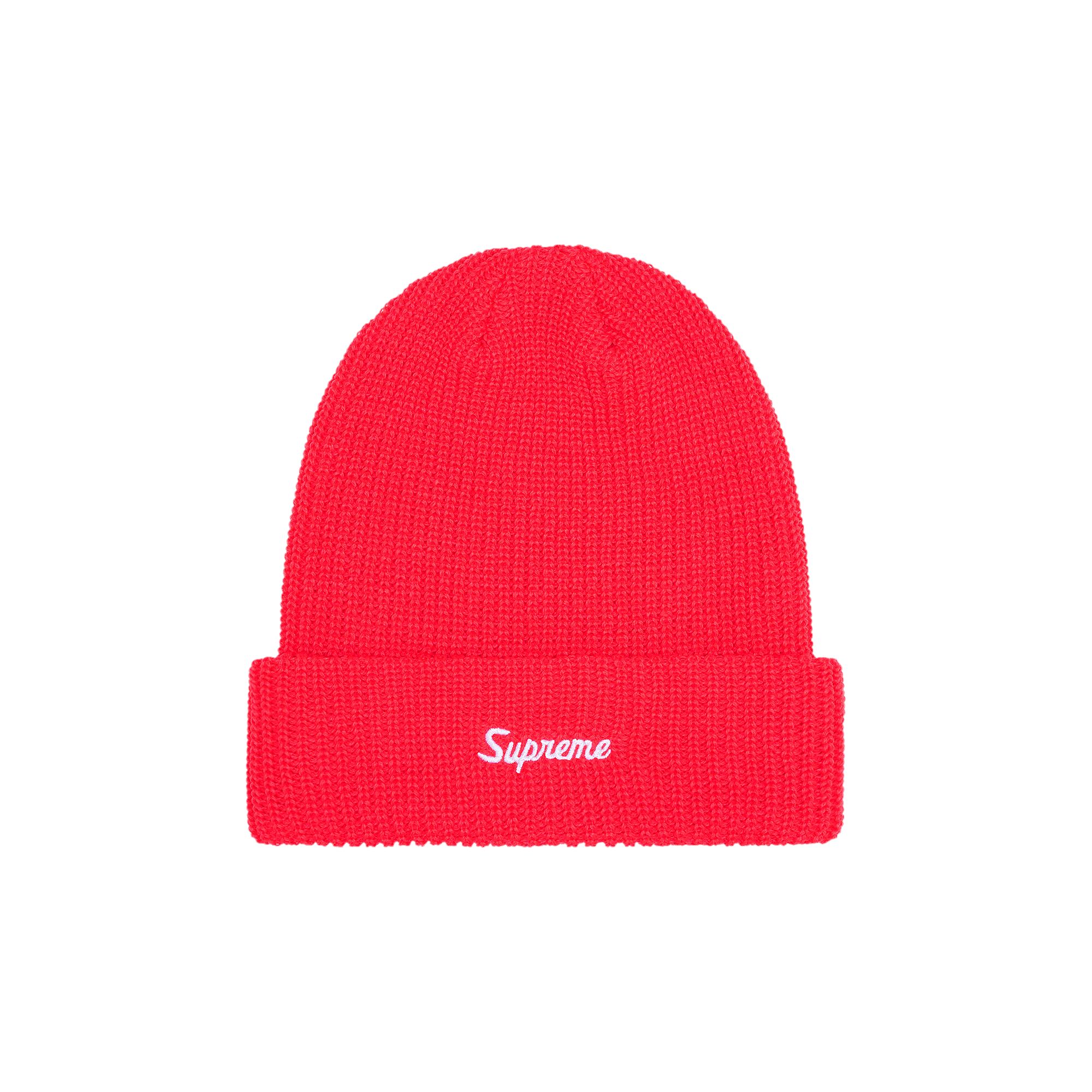 Pre-owned Supreme Loose Gauge Beanie 'watermelon' | Green | Men's Size Onesize