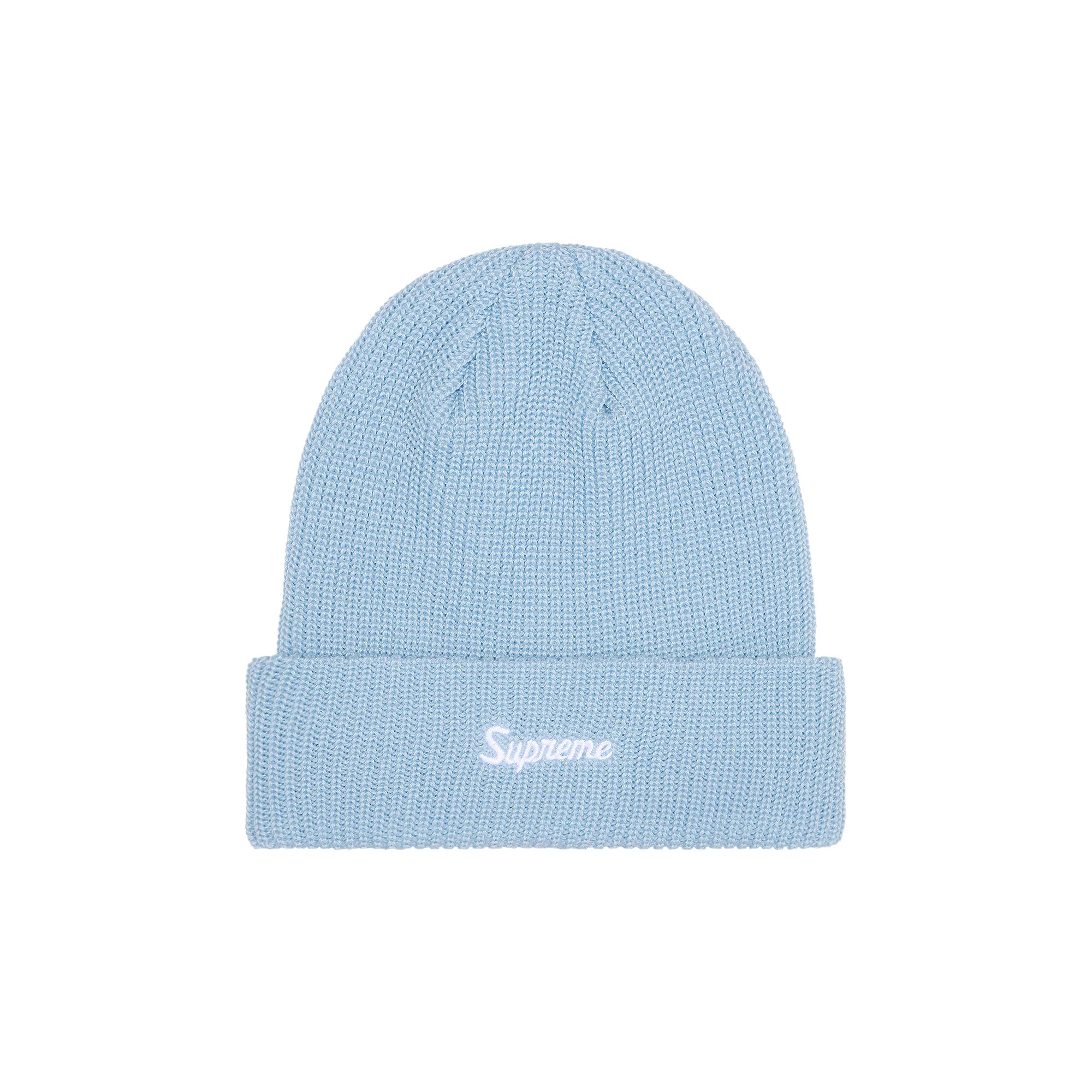 Pre-owned Supreme Loose Gauge Beanie 'light Blue' | Men's Size Onesize