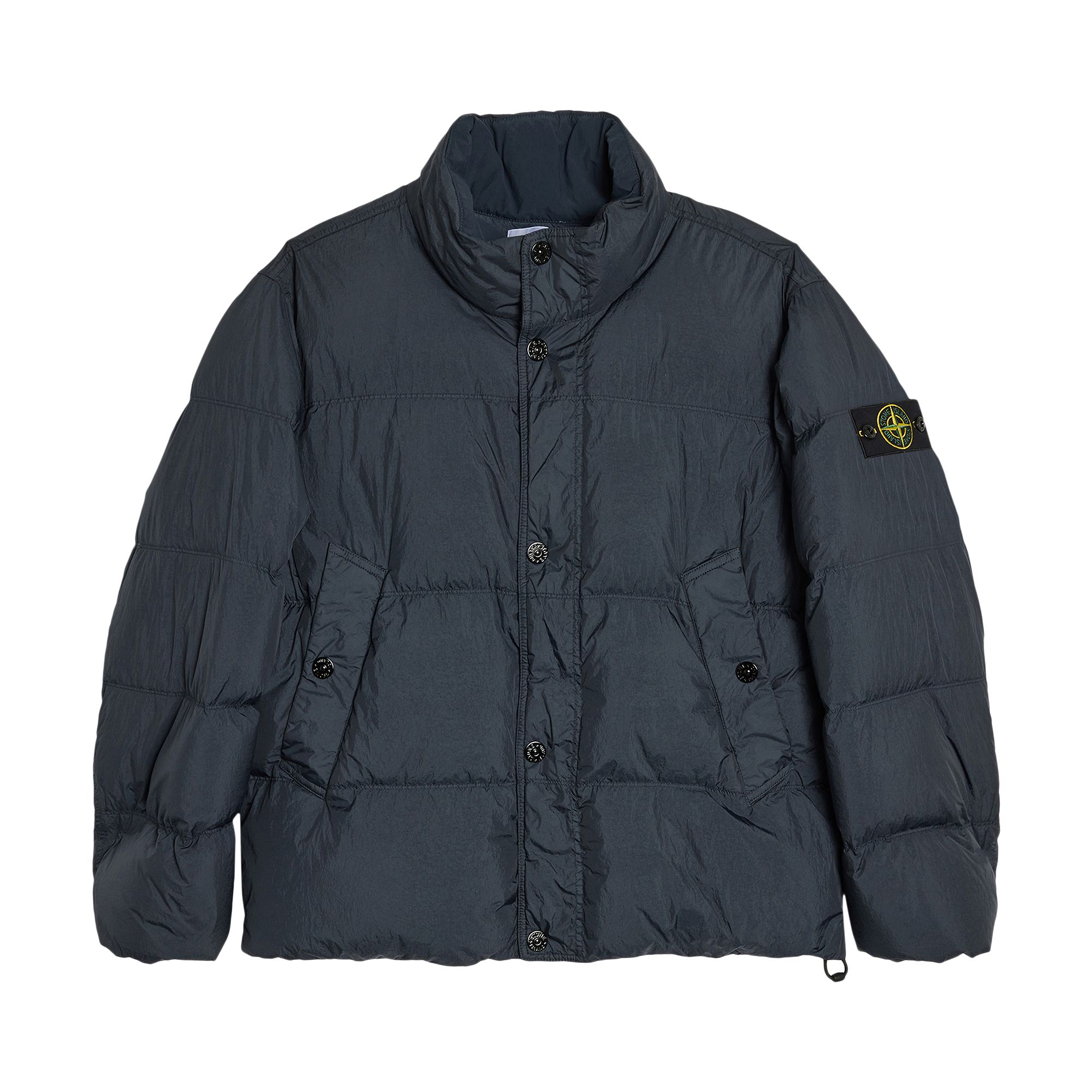 Pre-owned Stone Island Light Recycled Nylon Rep Down Jacket 'navy Blue' | Men's Size Xl