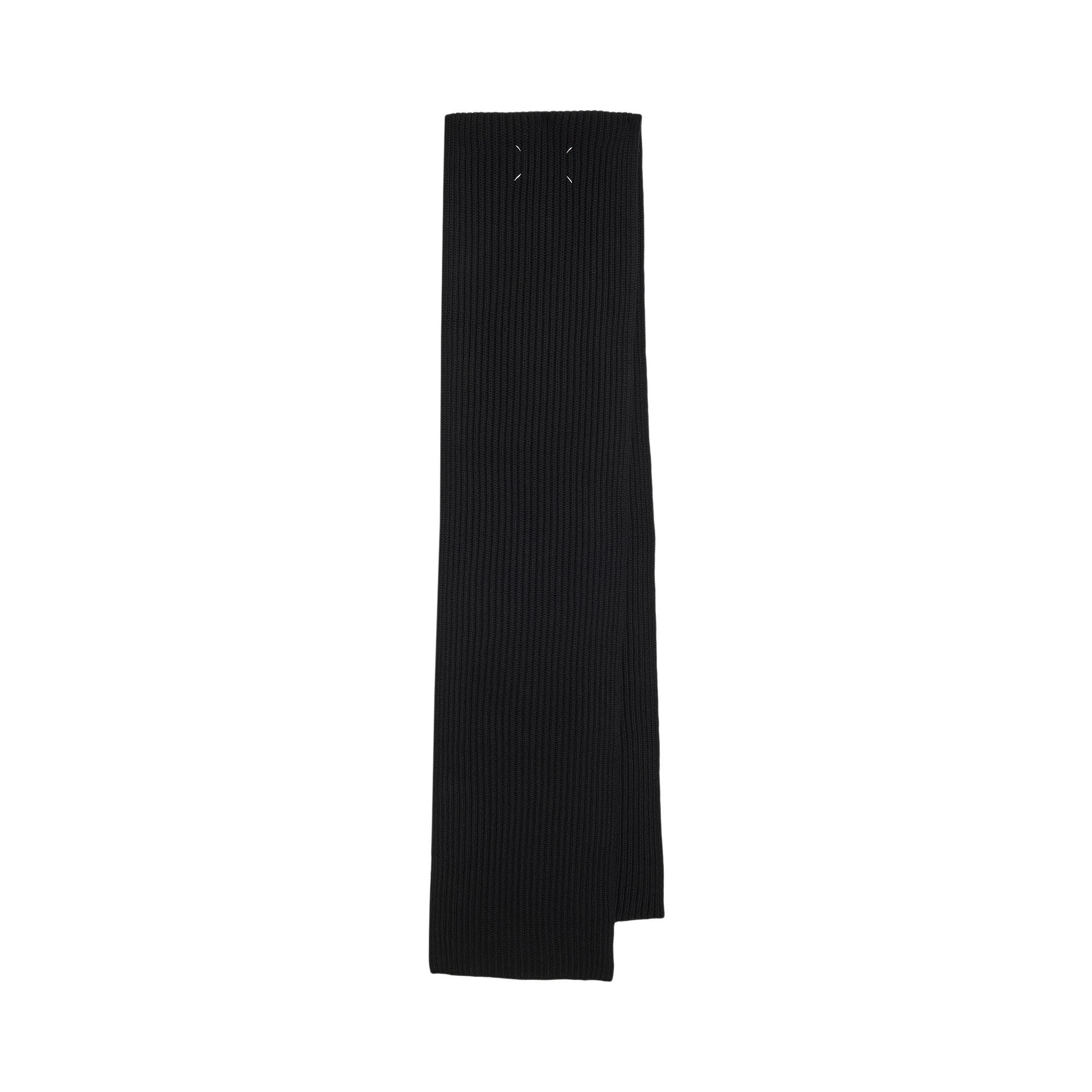 Pre-owned Maison Margiela Geelong Wool Scarf 'black' | Men's Size Onesize