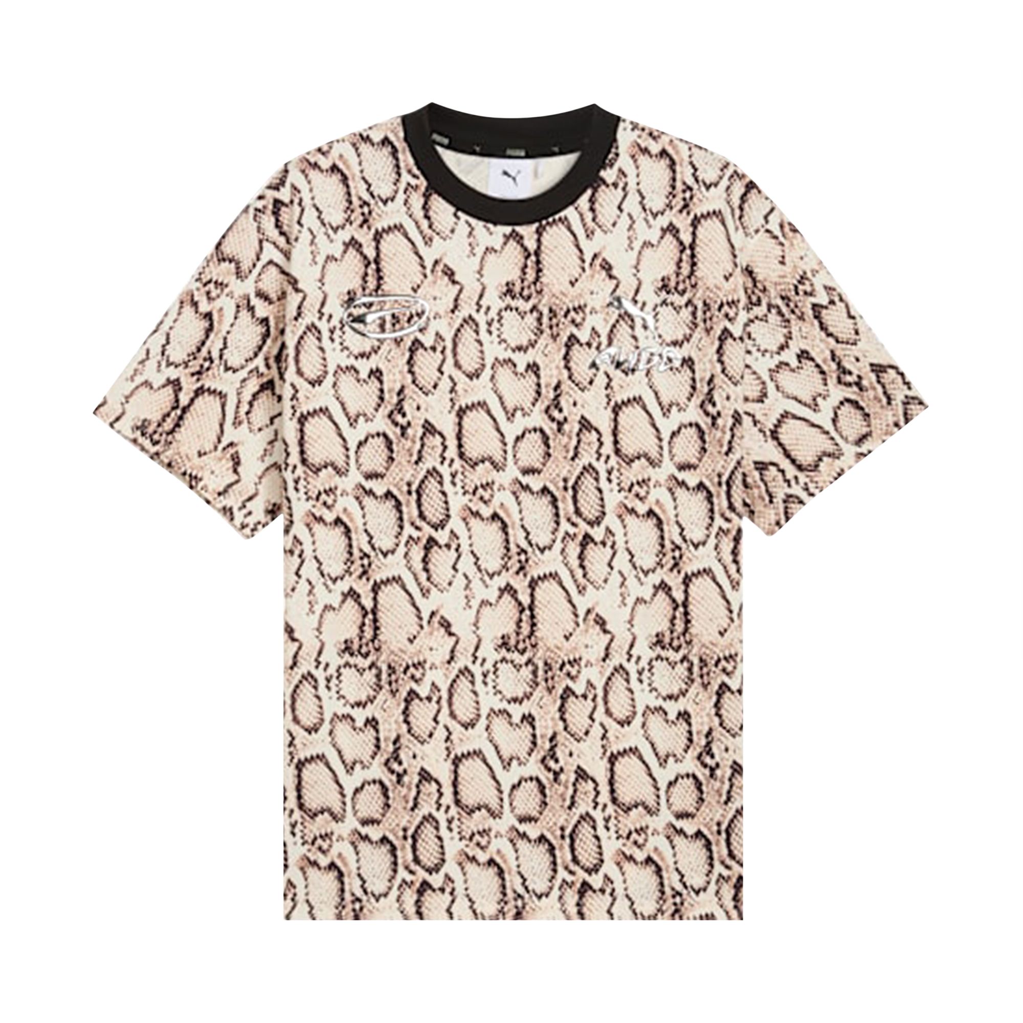 Pre-owned Puma X A$ap Rocky Snakeskin Tee 'frosted Ivory/aop' | Multi-color | Men's Size Xl