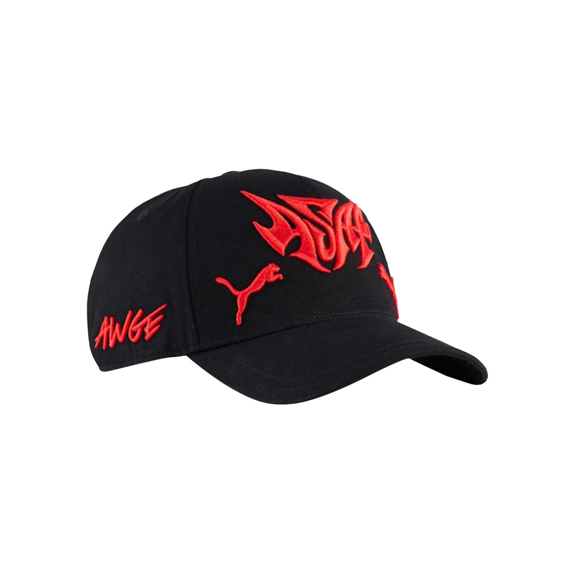 Pre-owned Puma X A$ap Rocky Seatbelt Cap ' Black/fierce Red' | Men's Size Onesize